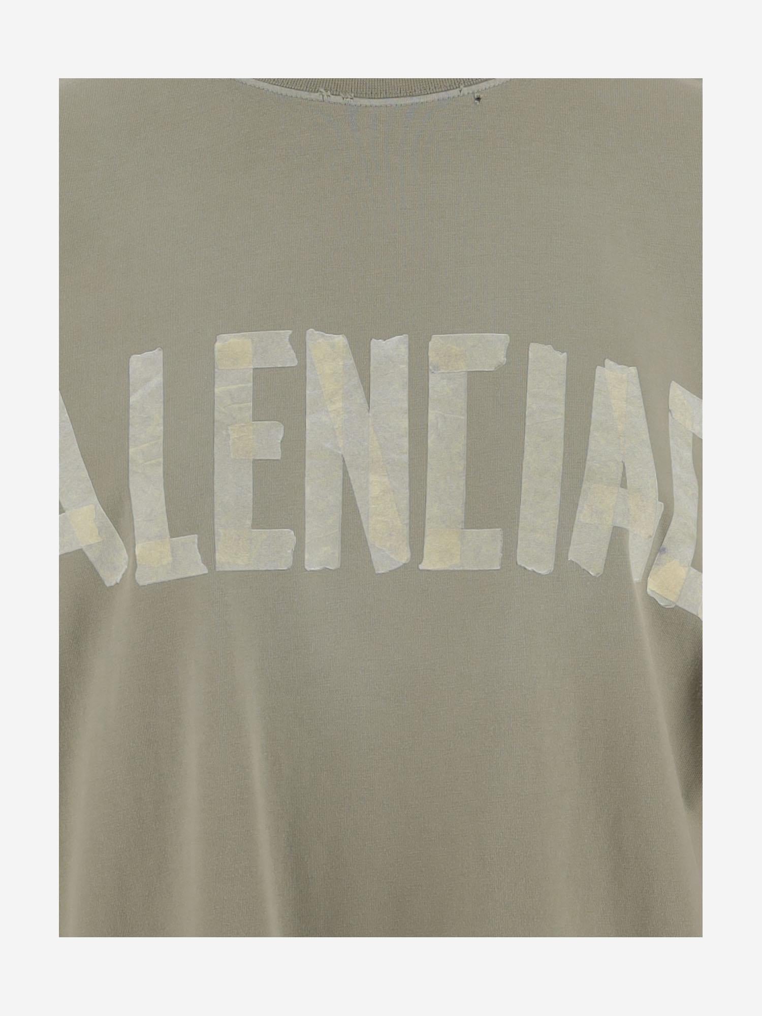 T-SHIRT OVER IN COTONE 739784 TOVA92942 BALENCIAGA