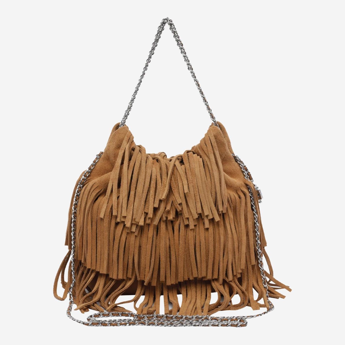 Borsa Mini Fleming Hobo in pelle scamosciata 175180 200 TORY BURCH