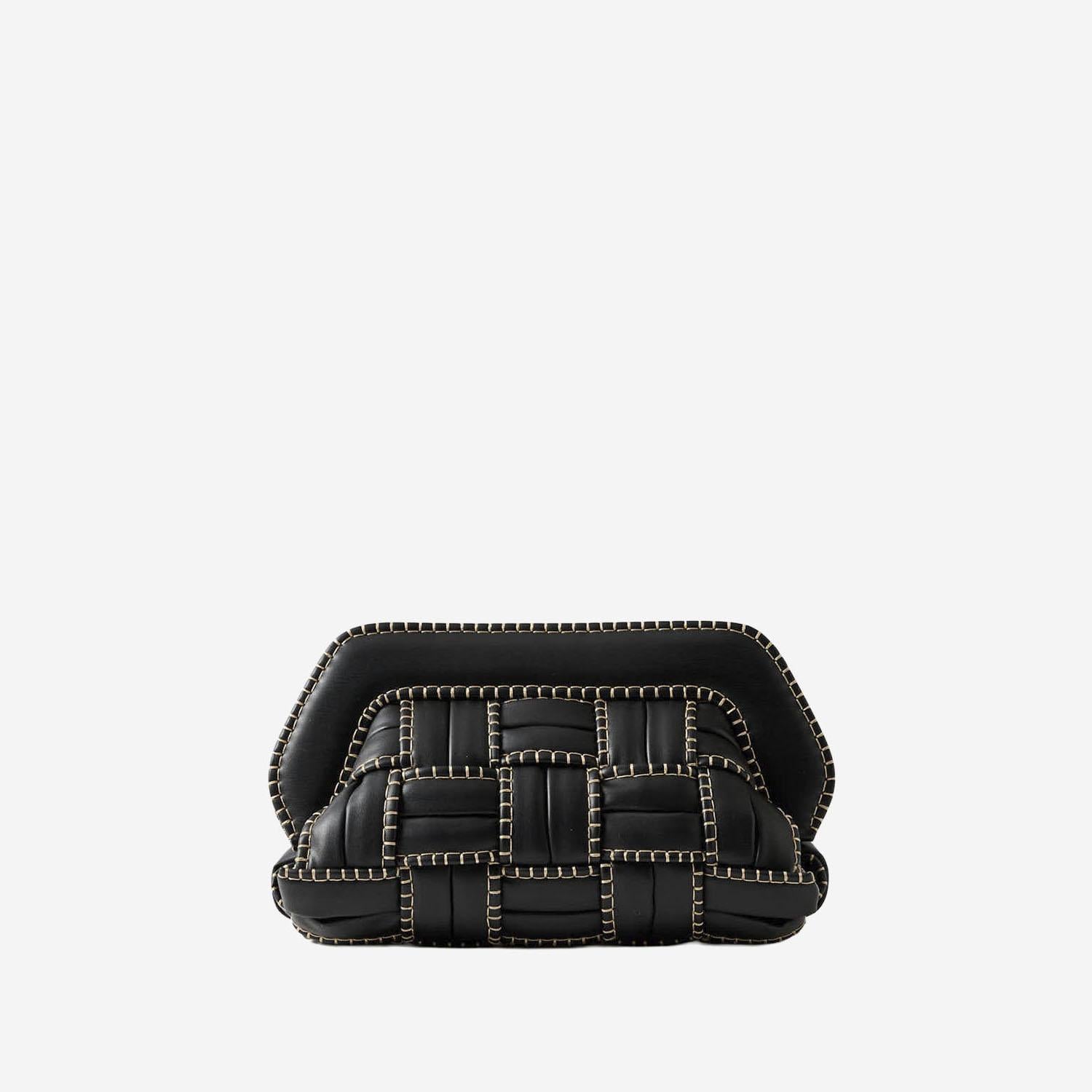 BORSA BIOS TRIM IN TESSUTO VEGANO TMFW25BINEM1 BLACK THE MOIRE