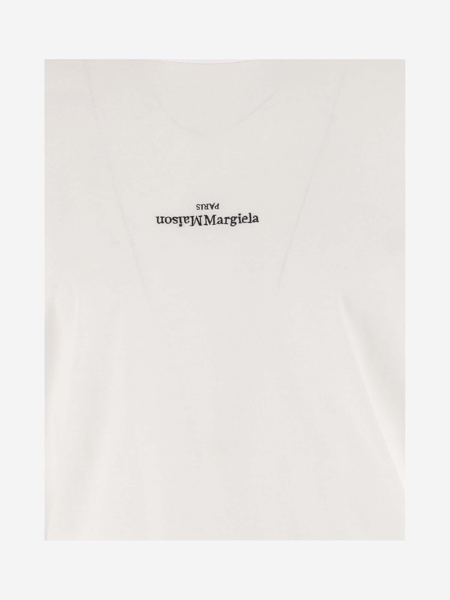 T-SHIRT IN COTONE CON LOGO S30GC0701 S22816994 MAISON MARGIELA