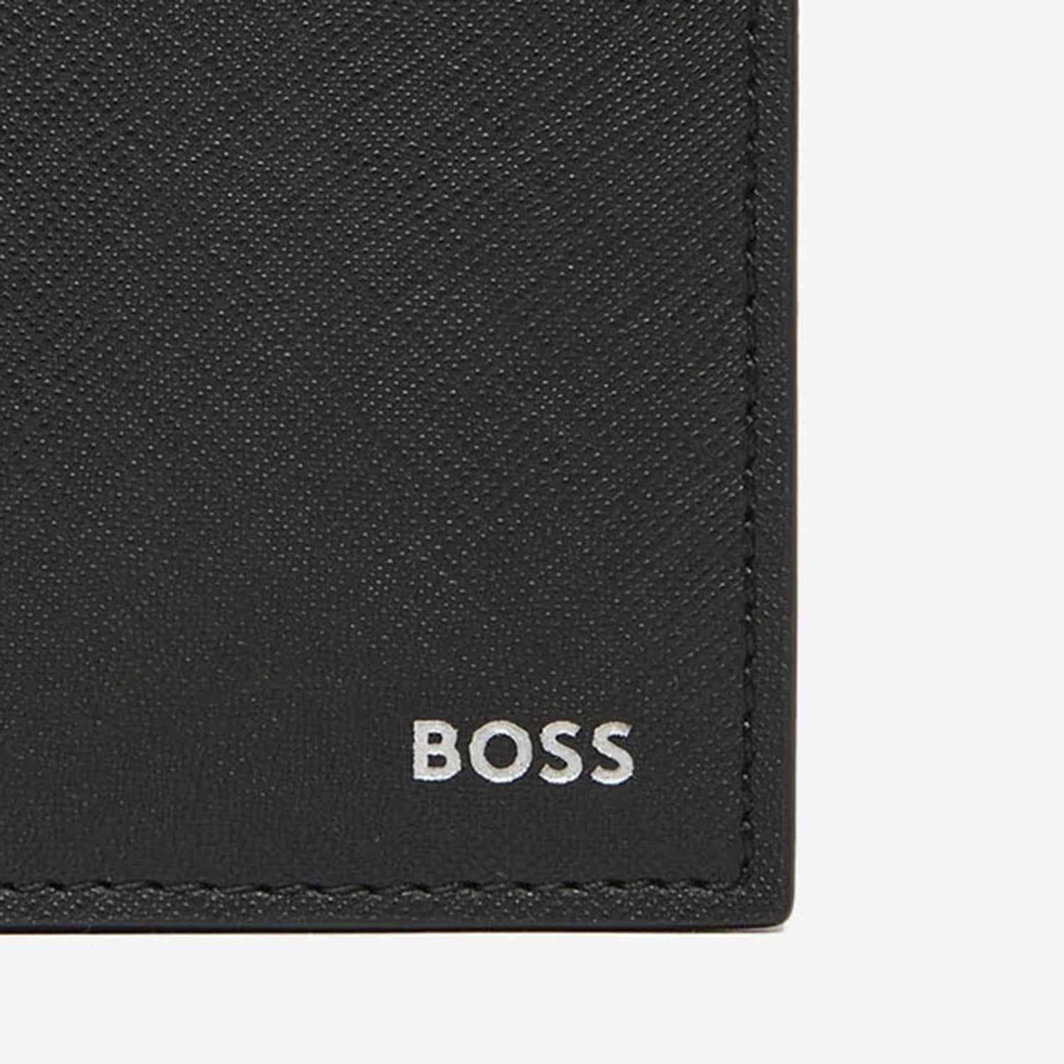 Portafoglio in pelle con logo 50536727 001 HUGO BOSS