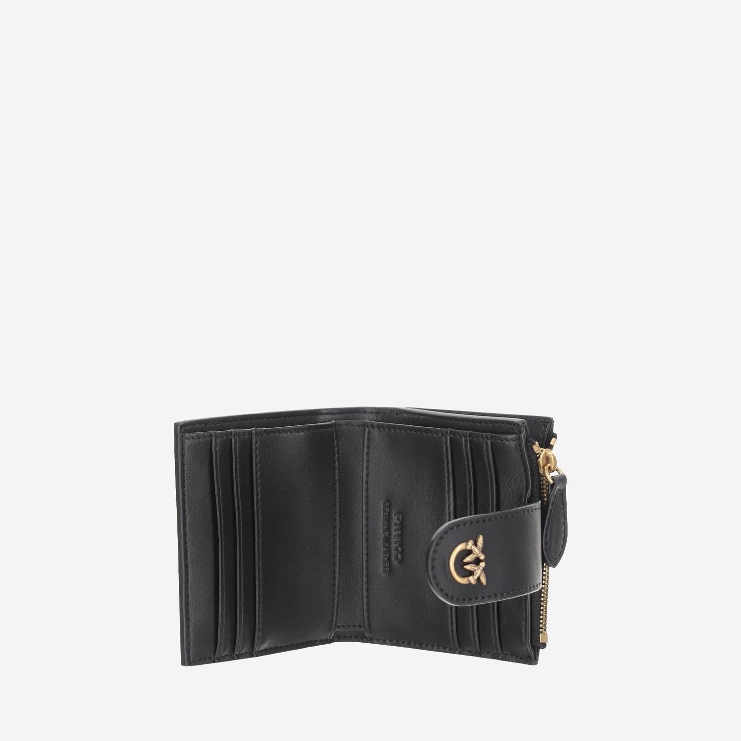 PORTAFOGLIO IN PELLE CON LOGO 103610 A0F1Z99Q PINKO