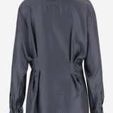 CAMICIA IN SETA CON DRAPPEGGIO FRONTALE 010781 2333509 DRIES VAN NOTEN