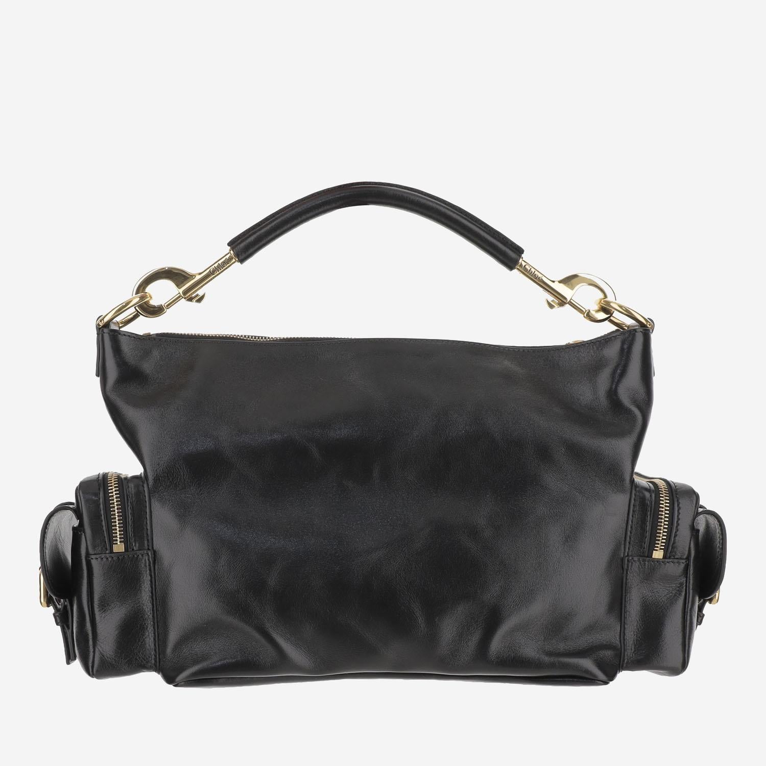 BORSA CAMERA IN PELLE LUCIDA CHC24AS533N83 001 CHLOE