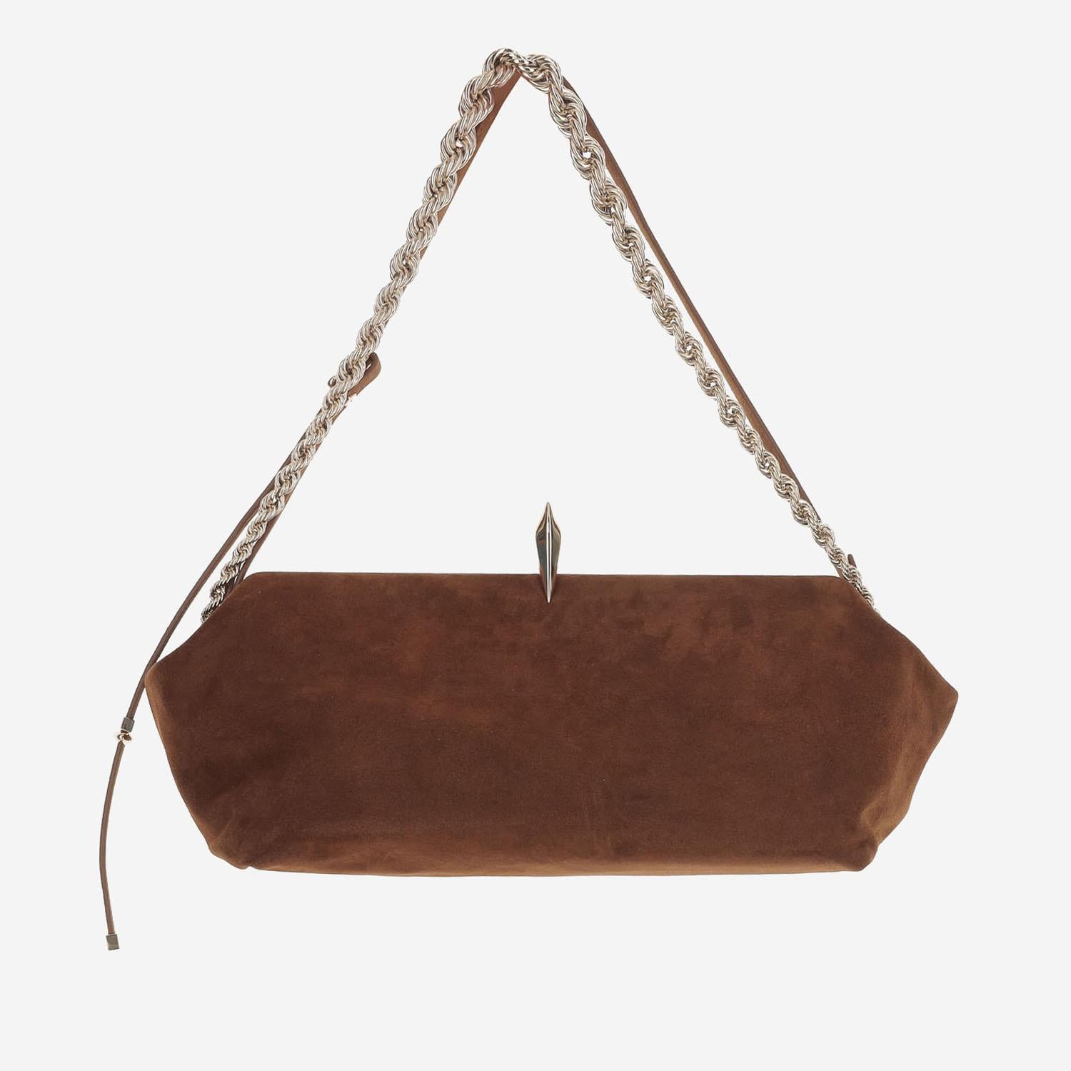 BORSA SOPHIA IN PELLE SCAMOSCIATA SOPHIA KISSING IN THESTREET BENEDETTA BRUZZICHES