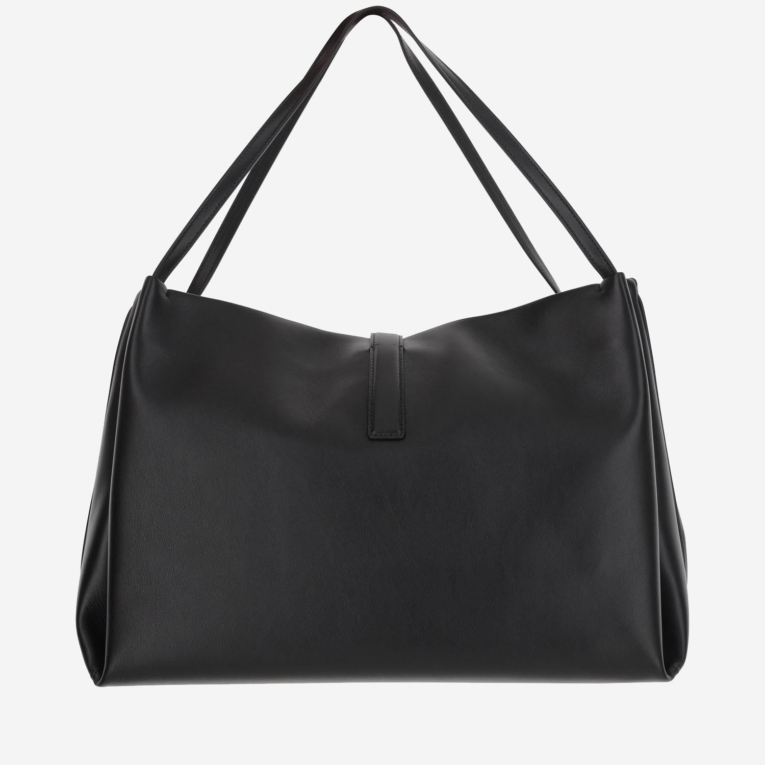 BORSA A SPALLA IN PELLE 219804 001NERONERO SALVATORE FERRAGAMO