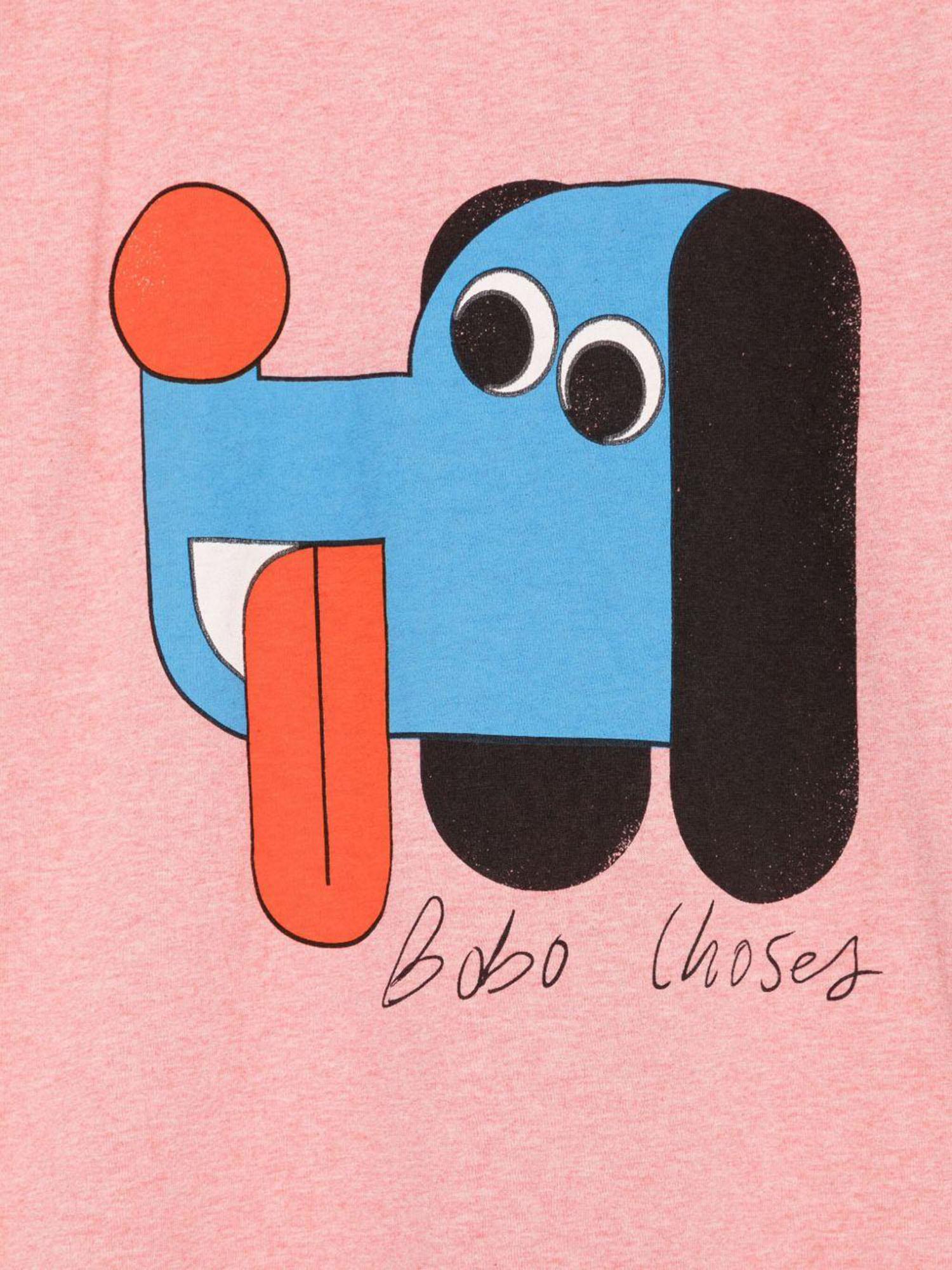 T-SHIRT IN COTONE CON STAMPA B225AC002 BOBO CHOSES