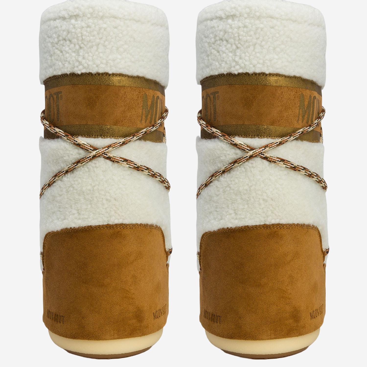 STIVALI ALTI ICON IN SHEARLING 1402610 MA03 MOON BOOT