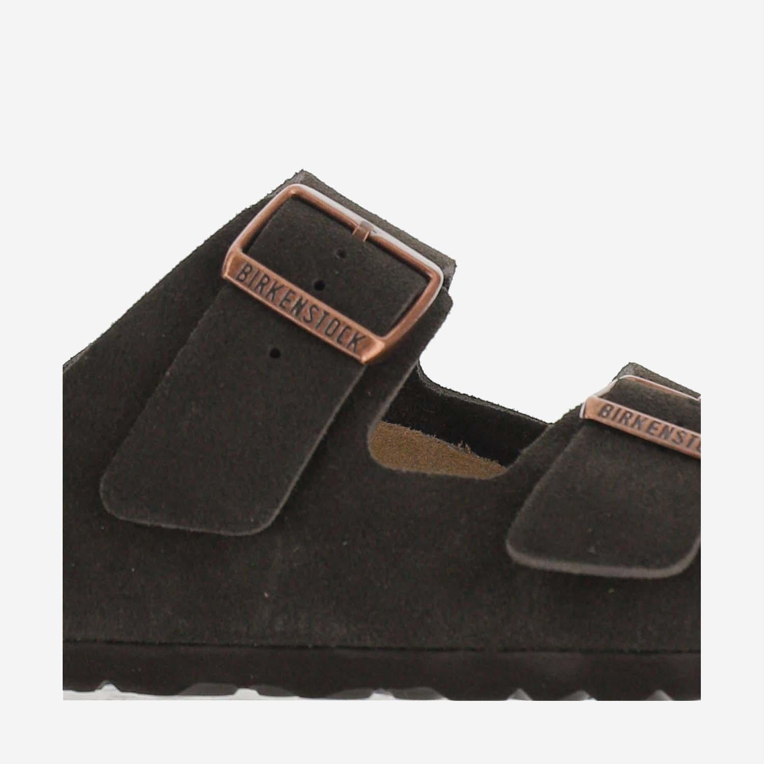 SANDALI ARIZONA IN PELLE SCAMOSCIATA 951313 MOCCA BIRKENSTOCK