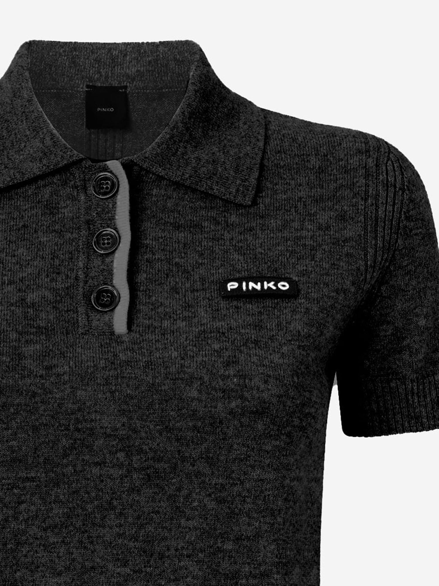 POLO IN LANA E CASHMERE 105450 A2Q9Z99 PINKO