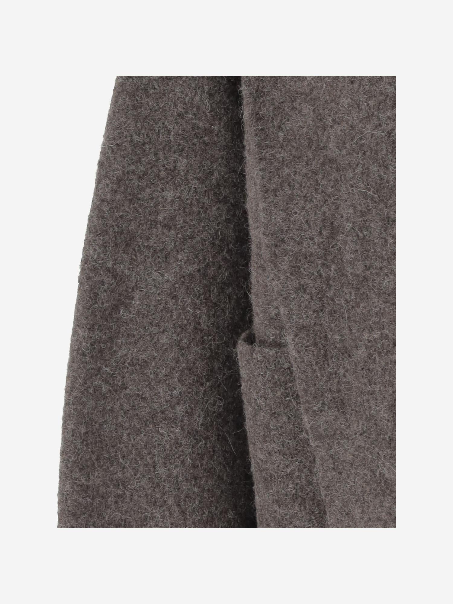 CAPPOTTO IN MISTO BABY ALPACA E LANA MERINO AW25C1180Y119 BLACKENED LAUREN MANOOGIAN
