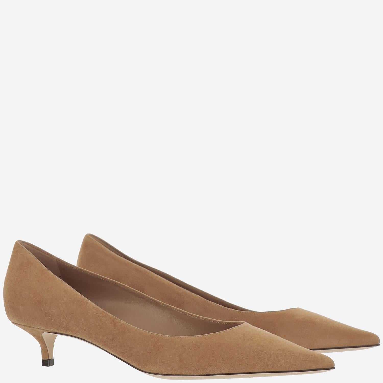 Décolleté Amelia in suede AMELIA SUETOFFEE JIMMY CHOO