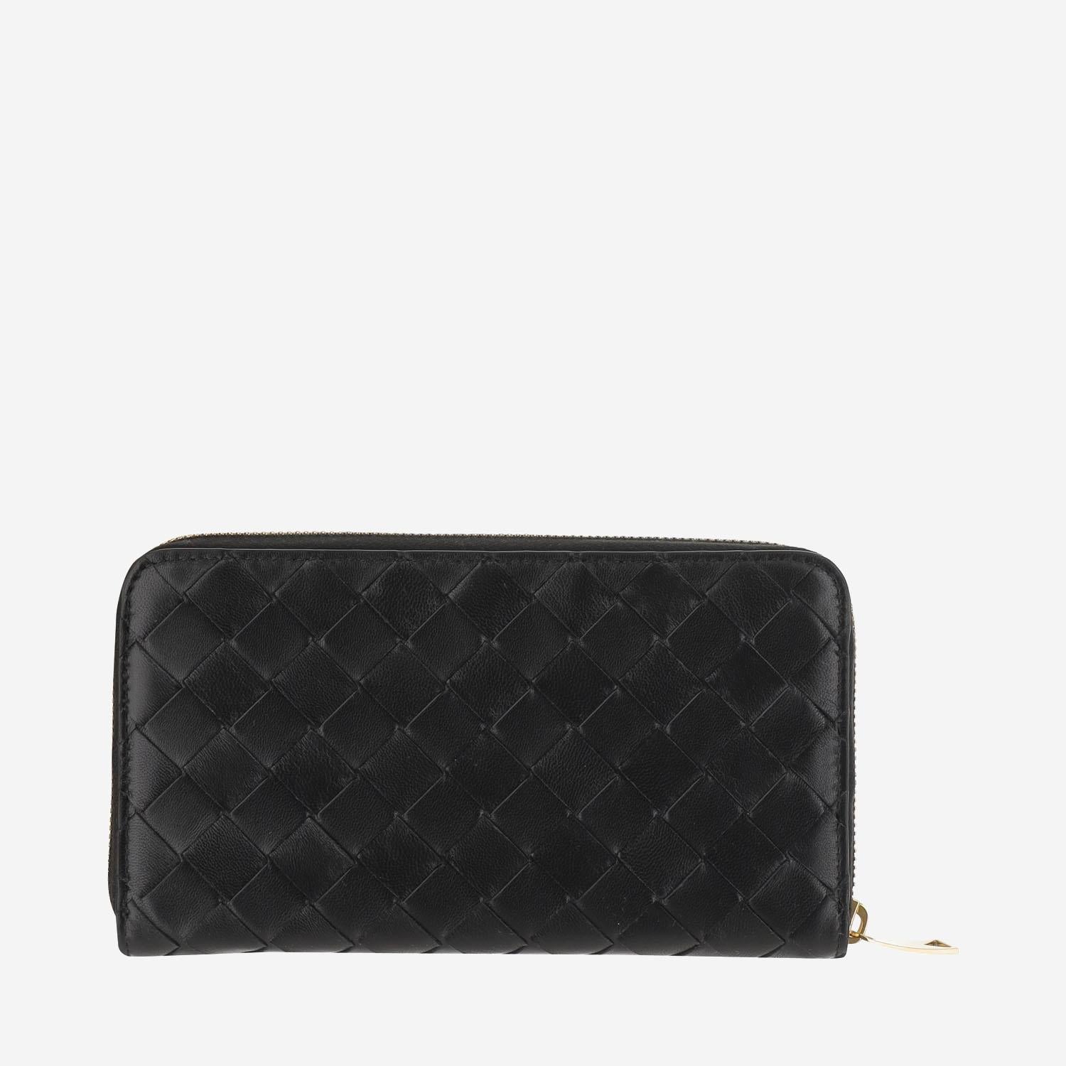 PORTAFOGLIO INTRECCIATO IN PELLE 814674 VCPP28425 BOTTEGA VENETA