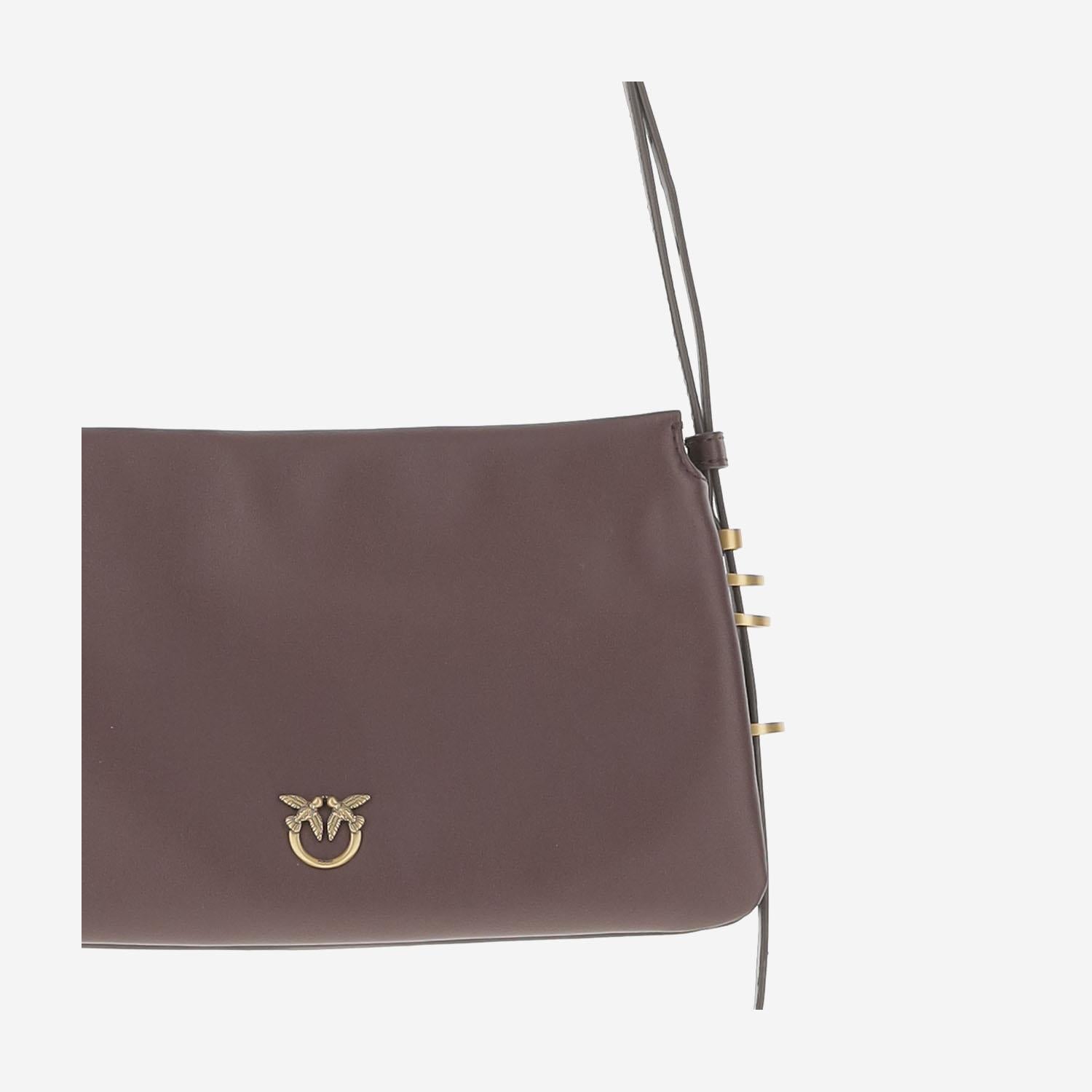BORSA A TRACOLLA IN PELLE 105883 A0QOLA7Q PINKO