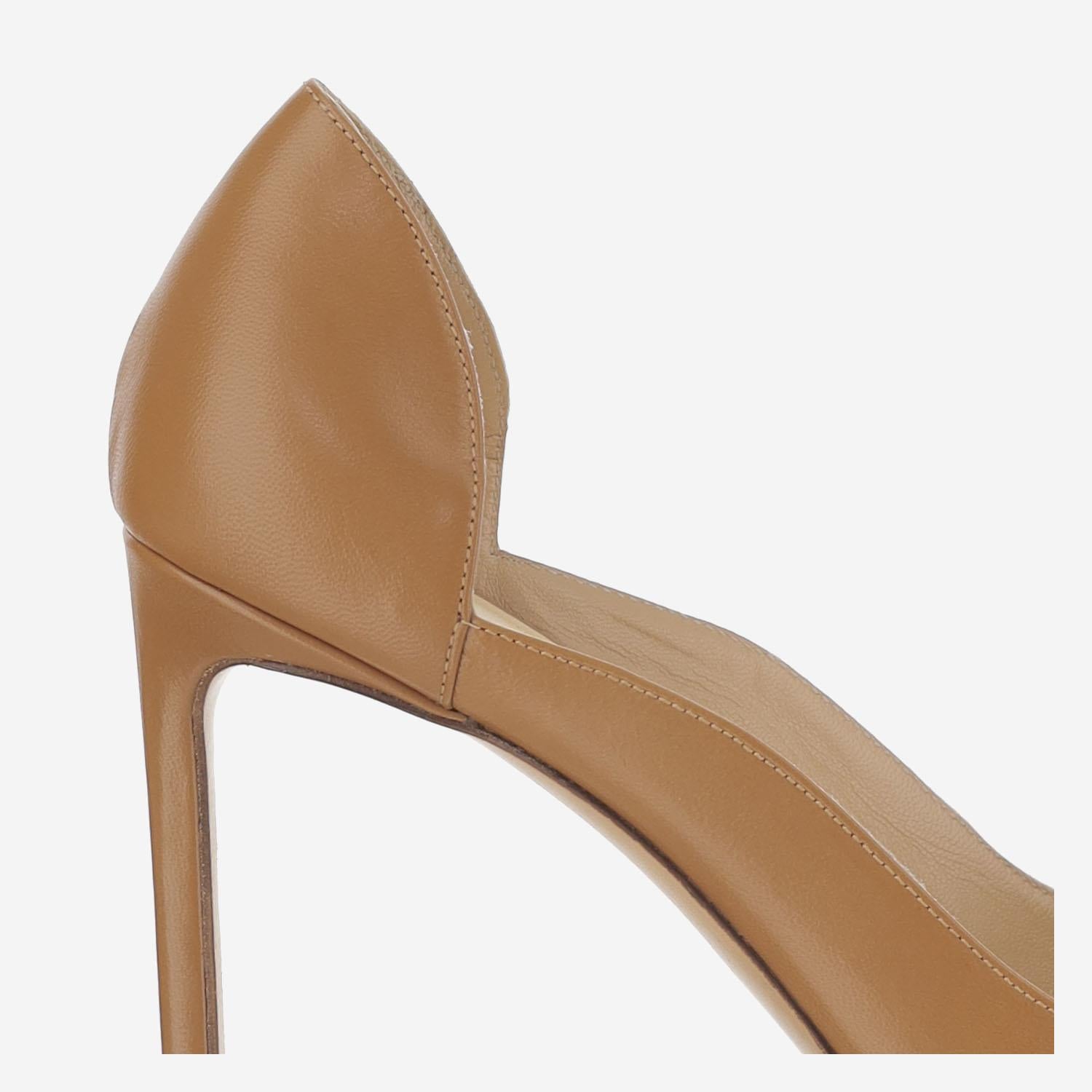 DÉCOLLETÉ IN PELLE R1P961 N200339 FRANCESCO RUSSO