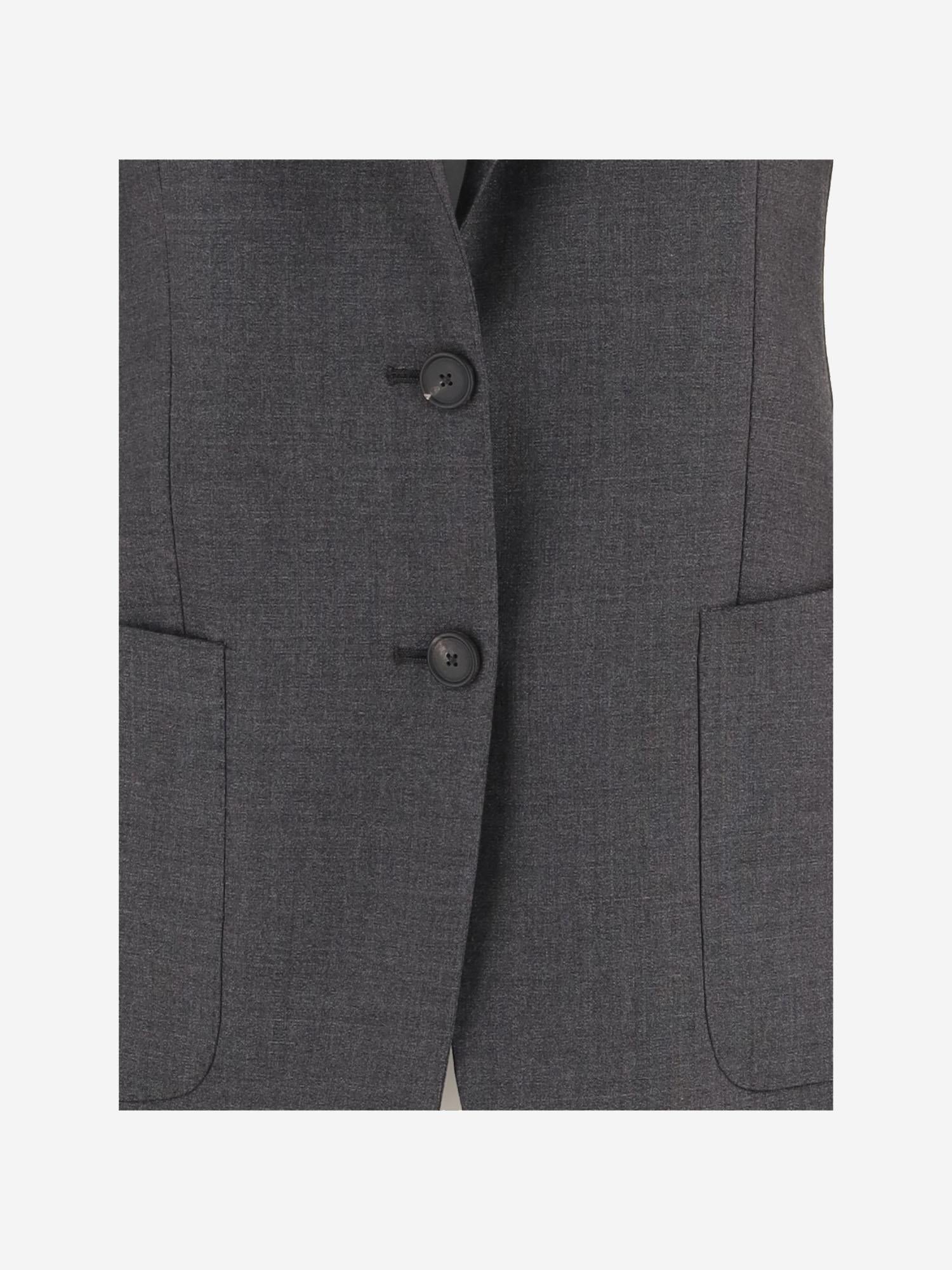GIACCA MONOPETTO IN LANA STRETCH JPARIGI12L 310016S1379 TAGLIATORE