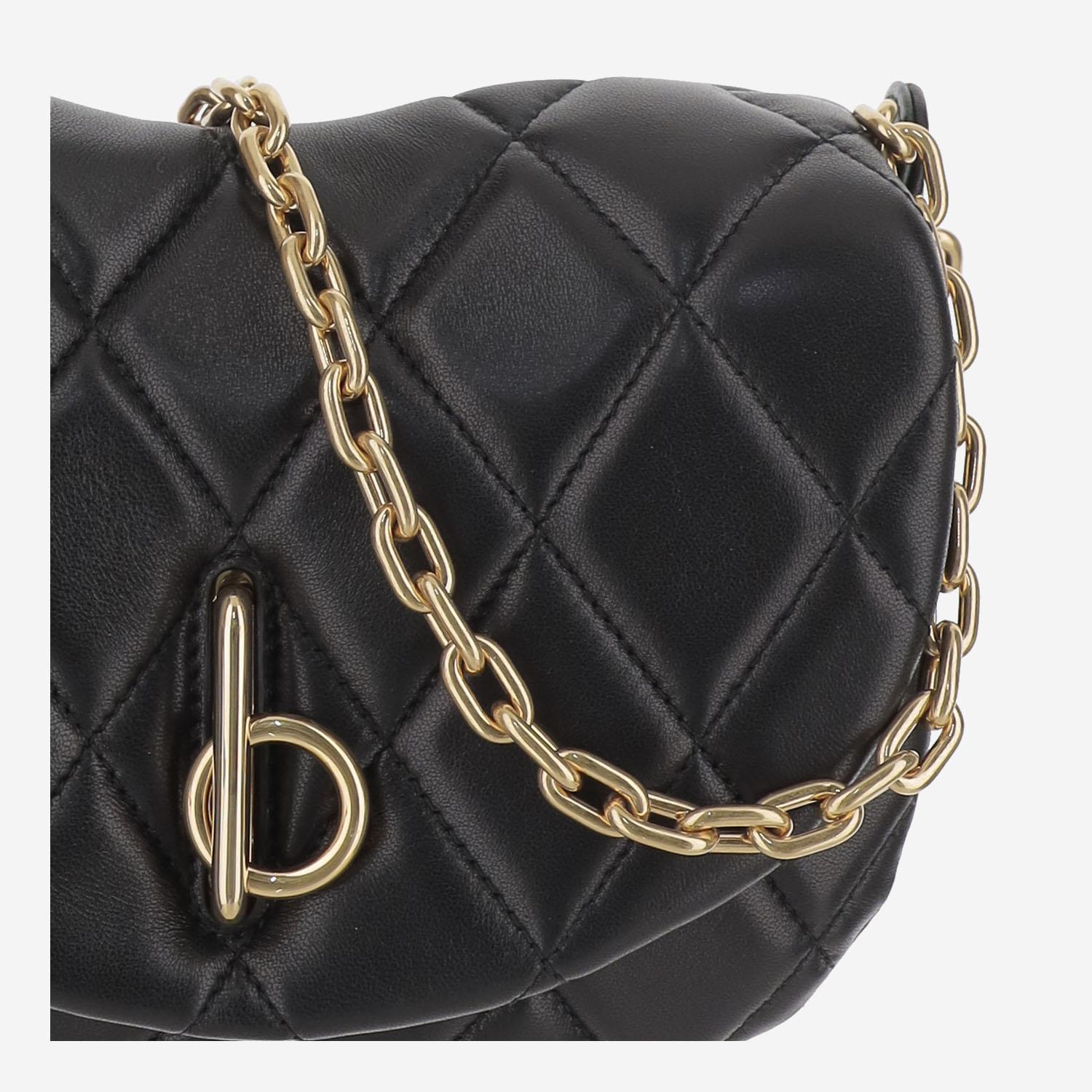 BORSA ROCKING HORSE IN PELLE TRAPUNTATA 8104628 BLACKGOLD BURBERRY