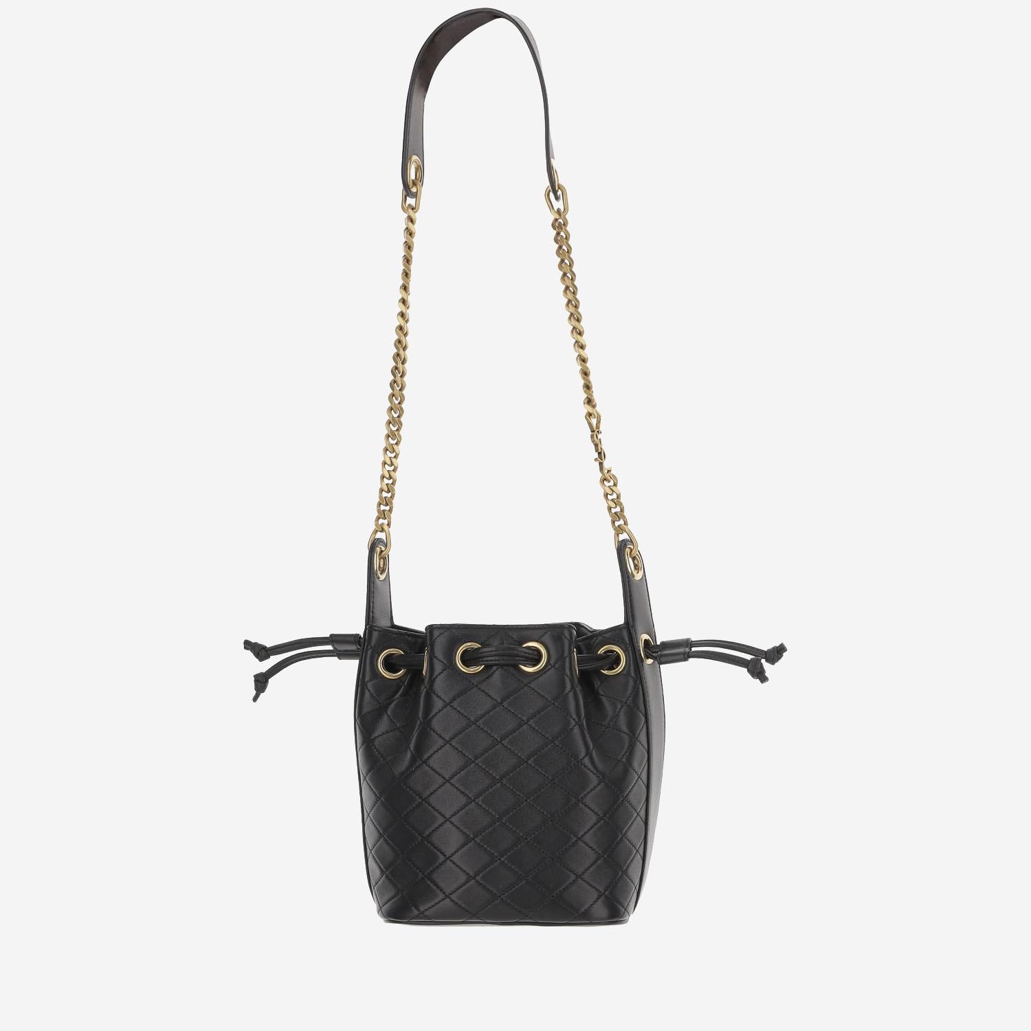 Borsa a secchiello CASSANDRE in pelle di agnello 840886 1EL071000 SAINT LAURENT