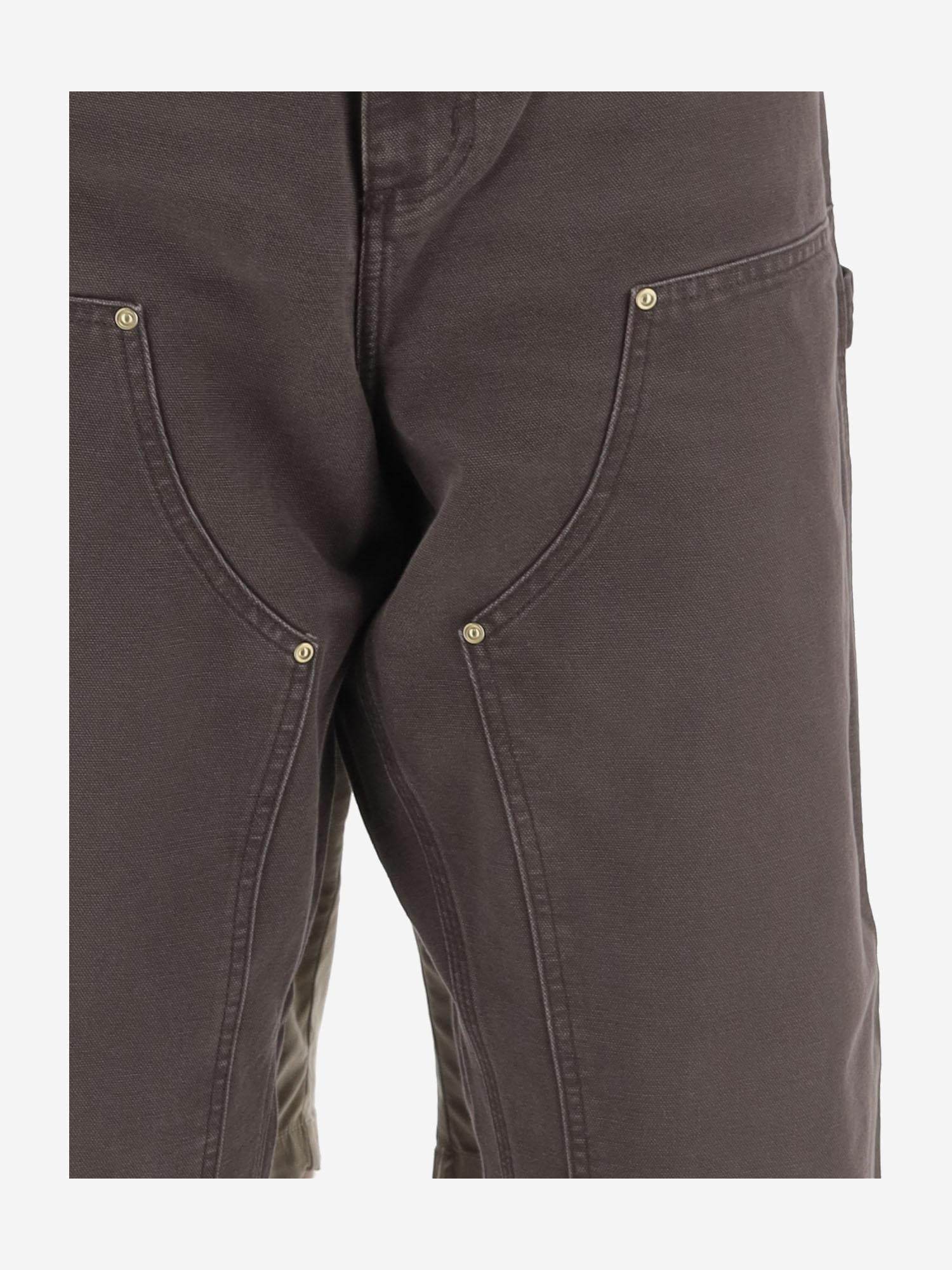 PANTALONI DOUBLE KNEE IN COTONE I034796 474O CARHARTT WIP