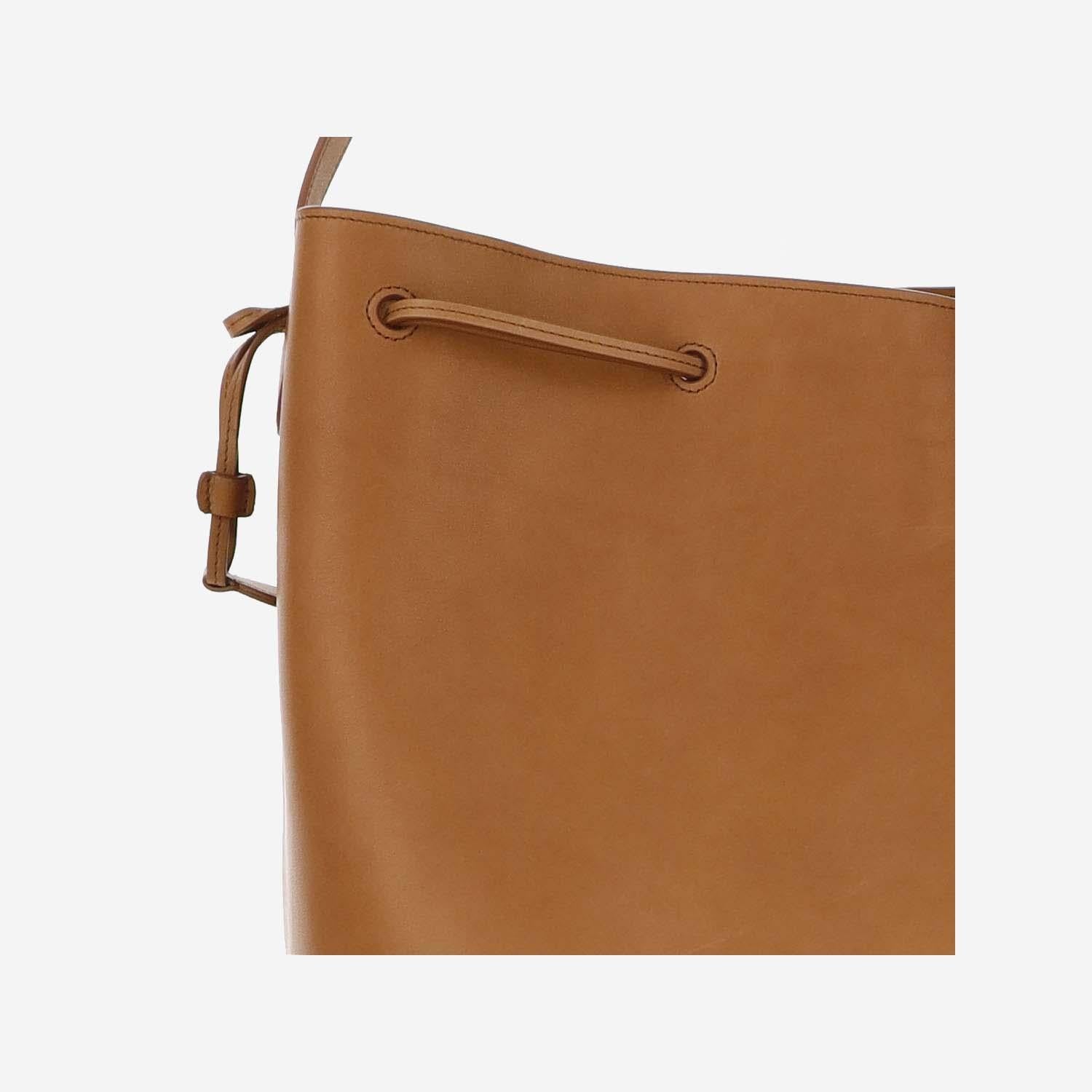 Borsa a spalla Belvedere in pelle W1664L72 BRG THE ROW