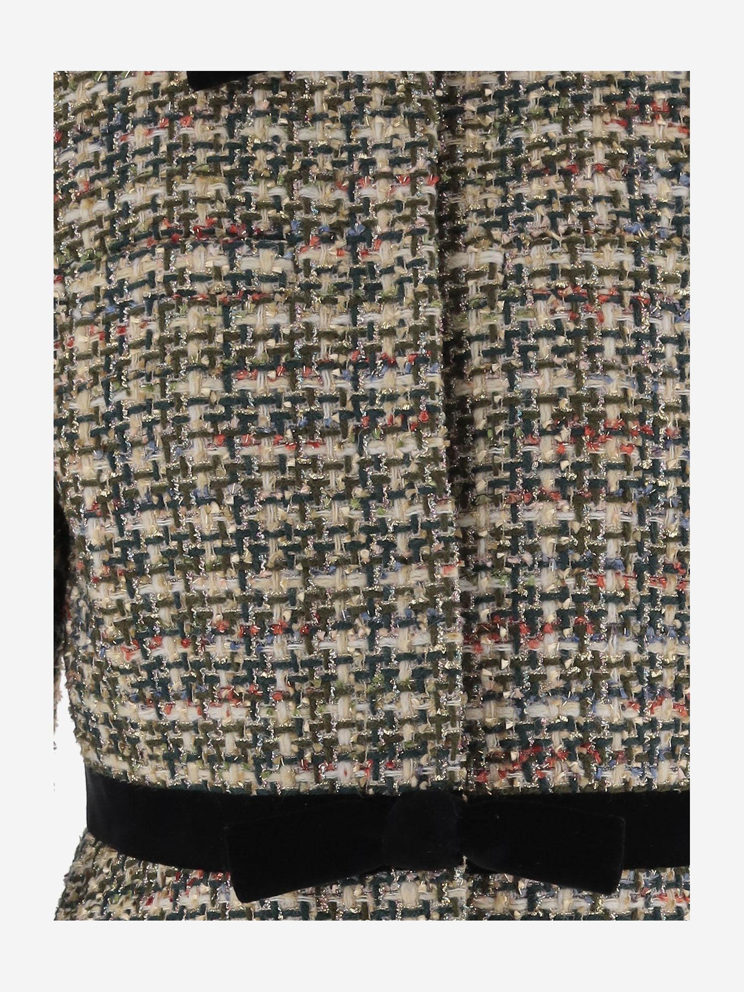 BLAZER IN MISTO LANA CON FIOCCHI 7B0CE4T0 9R6M12 VALENTINO