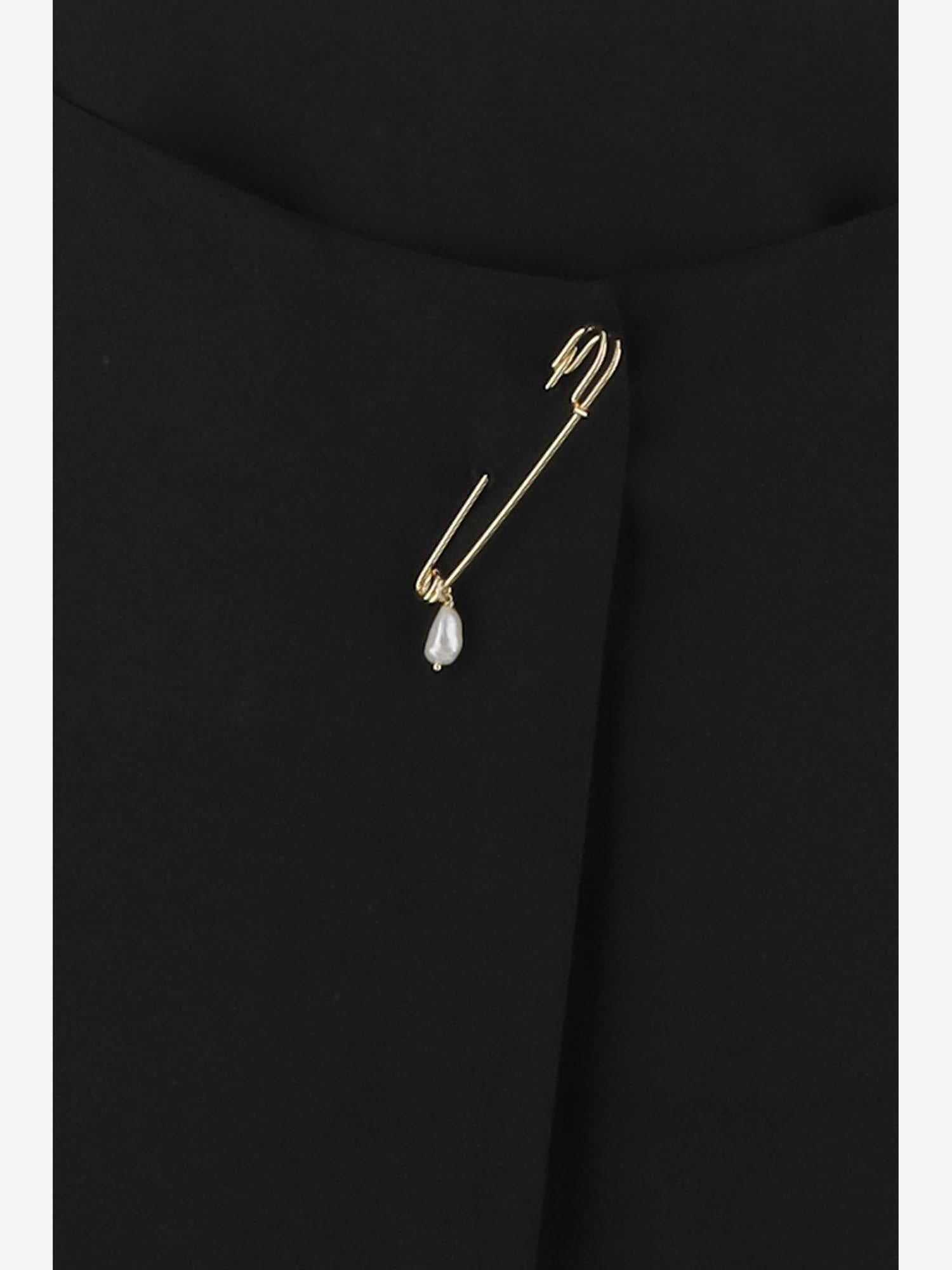 GONNA IN CREPE CON SPILLA 6251K2124201 999 CARVEN