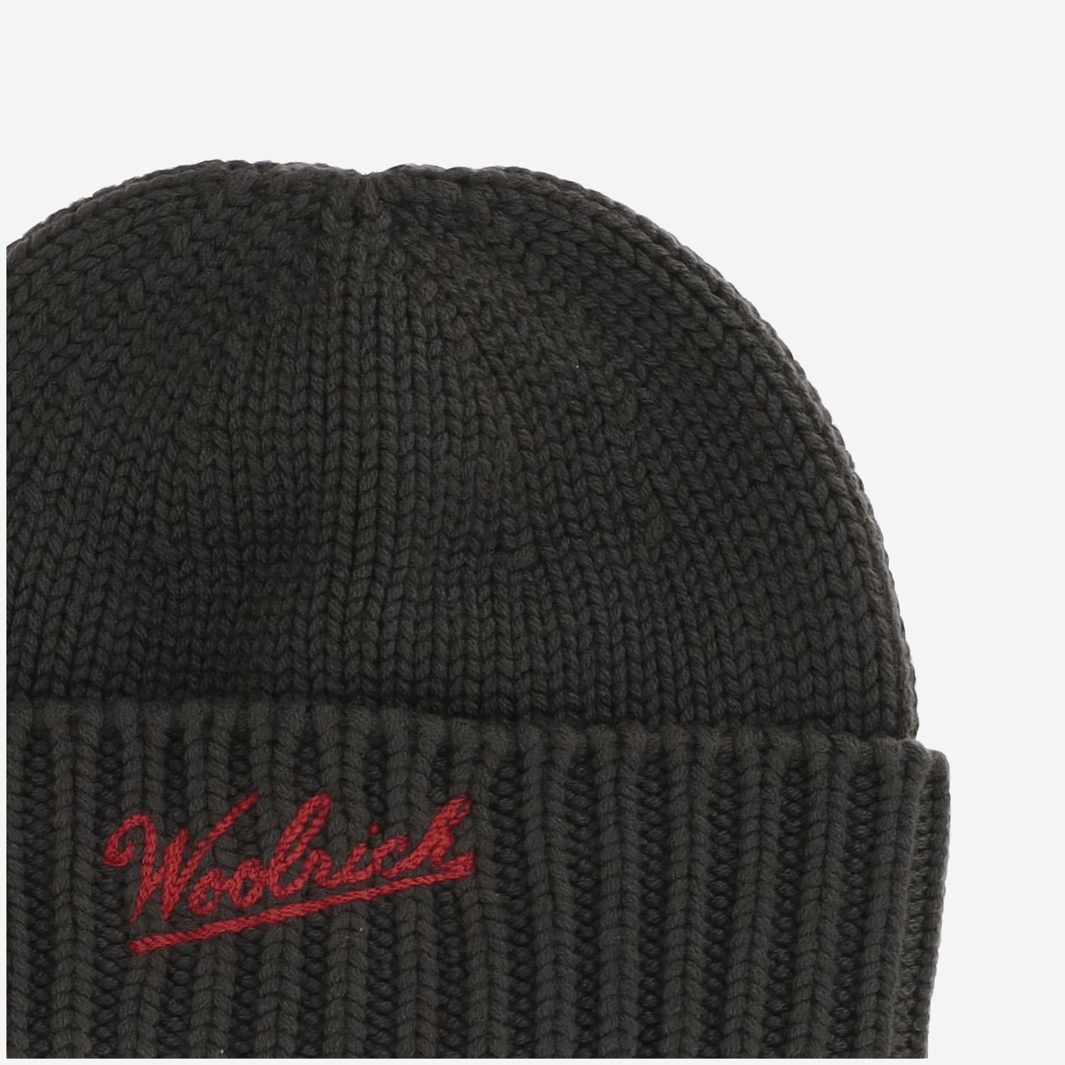 BEANIE IN LANA CON LOGO CFWOAC0288MRUF0428 614 WOOLRICH