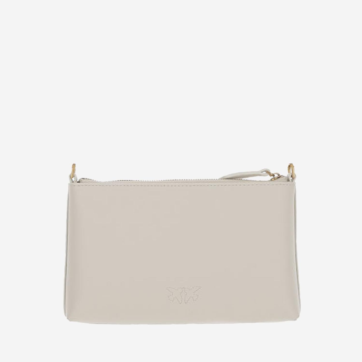 POCHETTE IN PELLE CON LOGO 104277 A0F1Z14Q PINKO