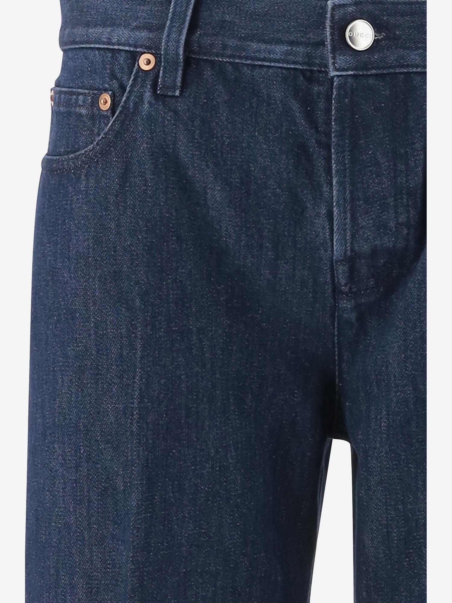 JEANS IN DENIM DI COTONE 812233 XDC834100 GUCCI