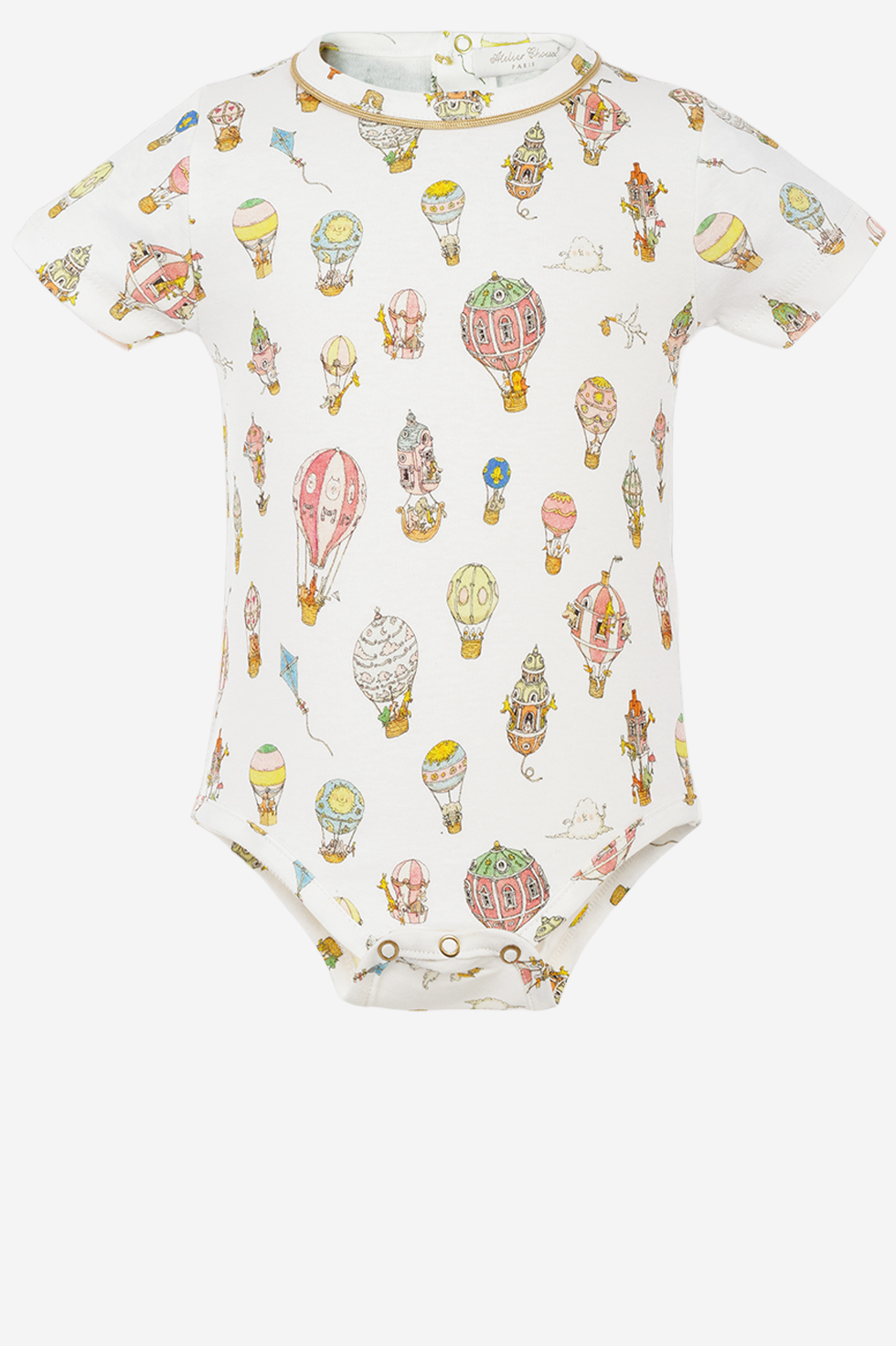 BODY ONESIE HOT AIR BALLONS COCJHABA MULTI ATELIER CHOUX KIDS