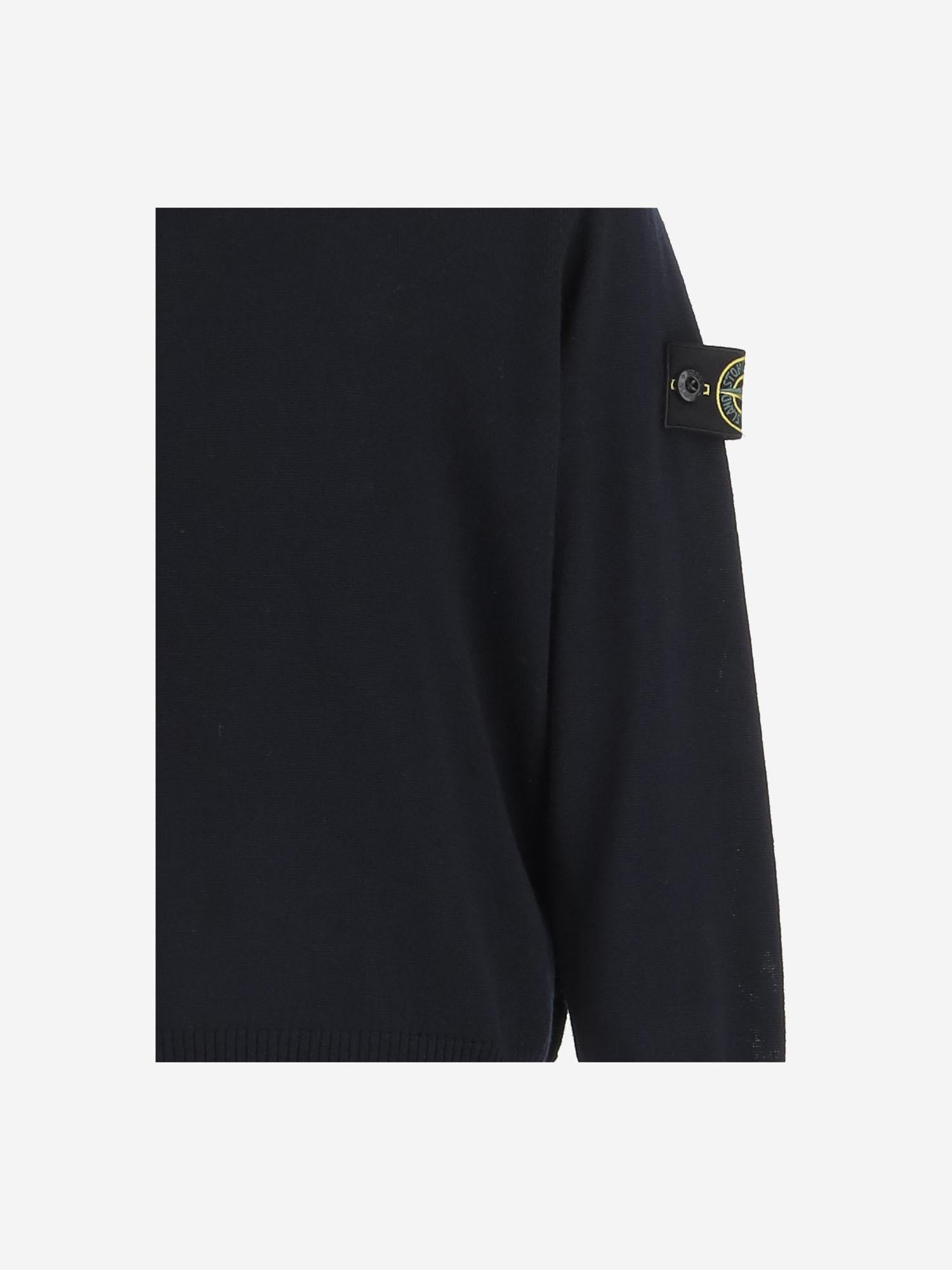 MAGLIONE IN LANA CON LOGO 5100009 S0C04V0020 STONE ISLAND KIDS