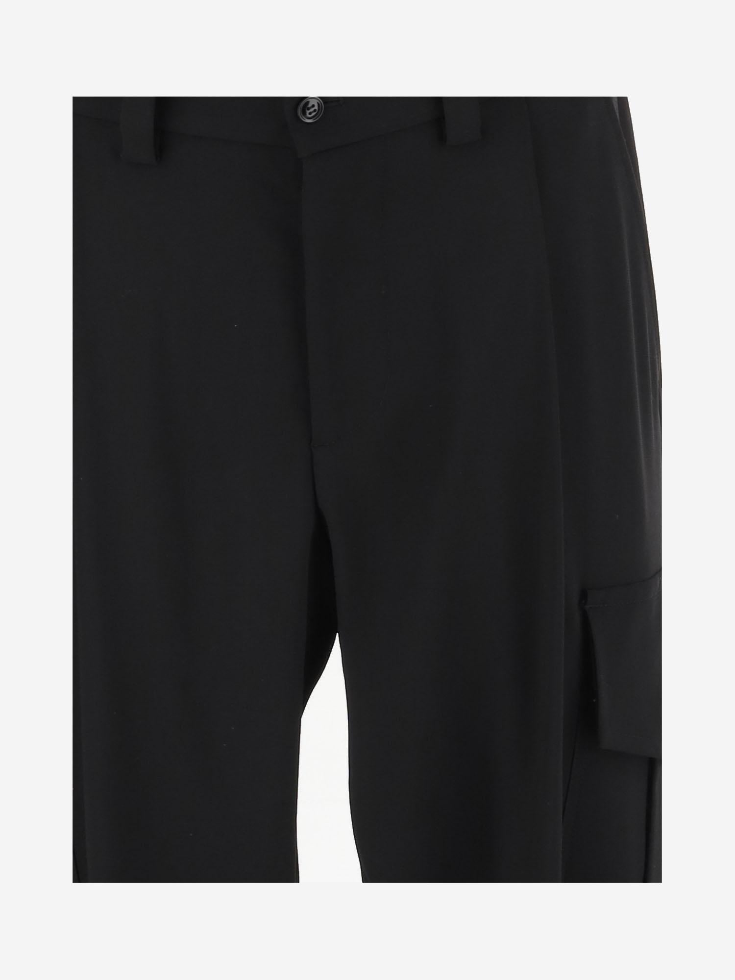 PANTALONI CARGO IN LANA GM002252 TE10043UC001 GIORGIO ARMANI