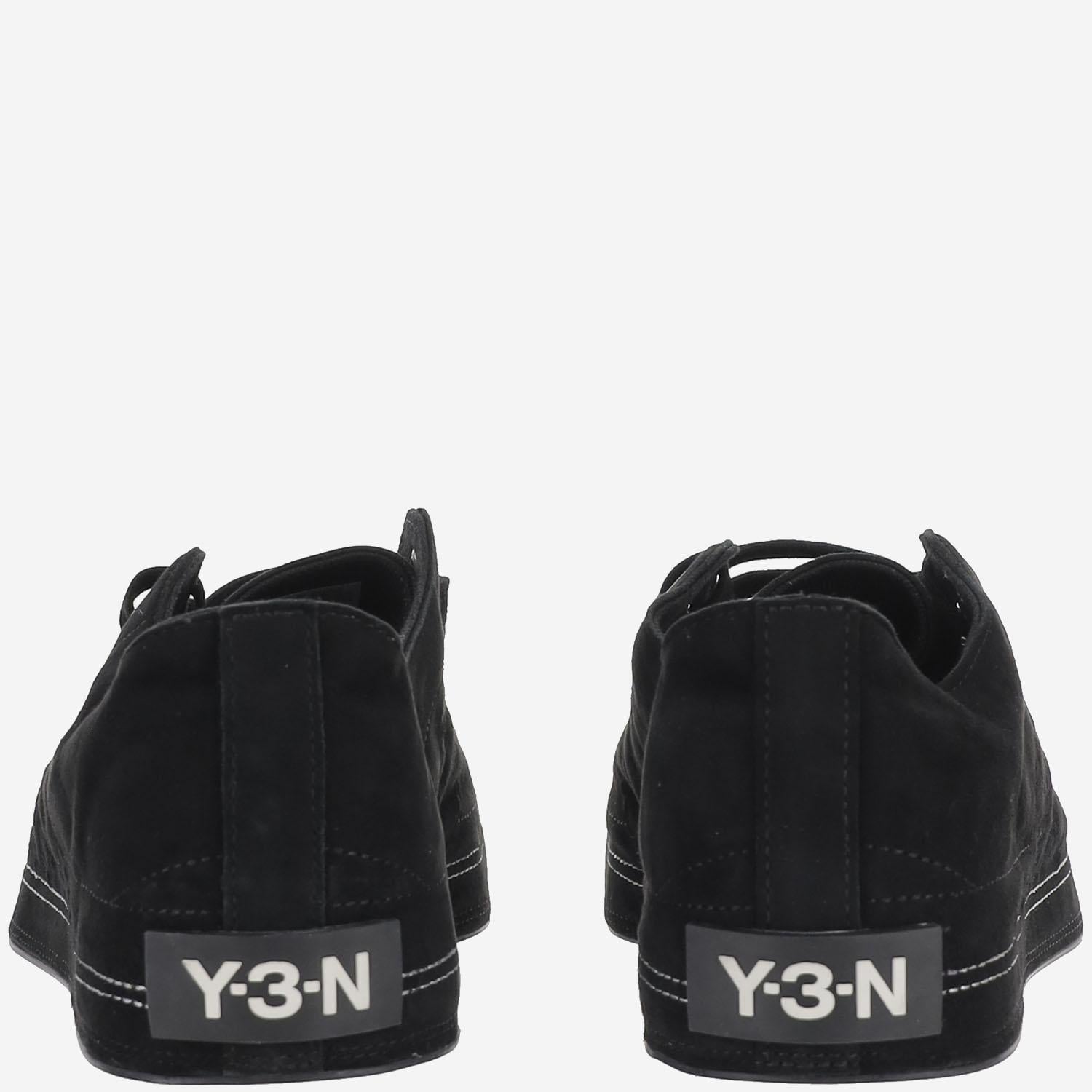 SNEAKERS Y-3 X NEIGHBORHOOD IN PELLE HQ2653 BLACK ADIDAS Y3 X NBDH X DAINESE