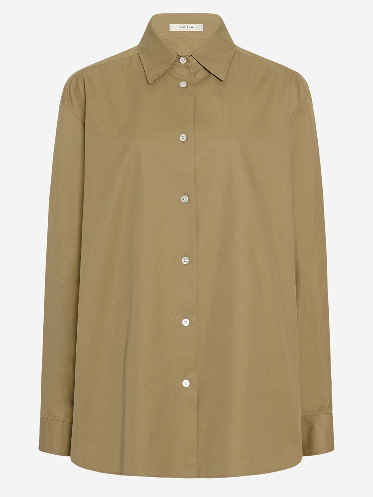 CAMICIA TANSY IN COTONE E CASHMERE 9055W3670 BEI THE ROW