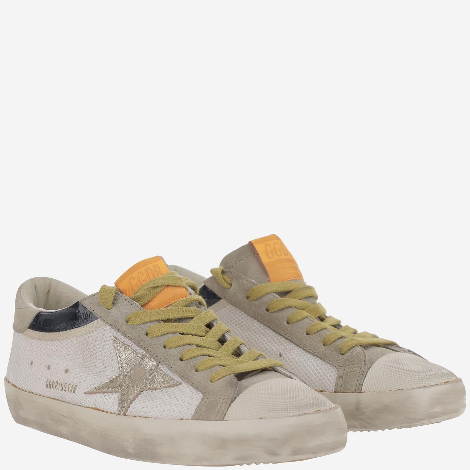 SUPERSTAR DOUBLE UPPER AND CAP GMF00841 F00749012275 GOLDEN GOOSE