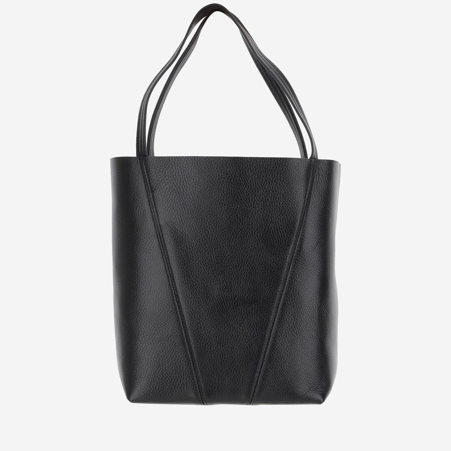 TOTE BAG CHLOÉ SPIN IN PELLE GRANATA CHC25SS811N84 001 CHLOE