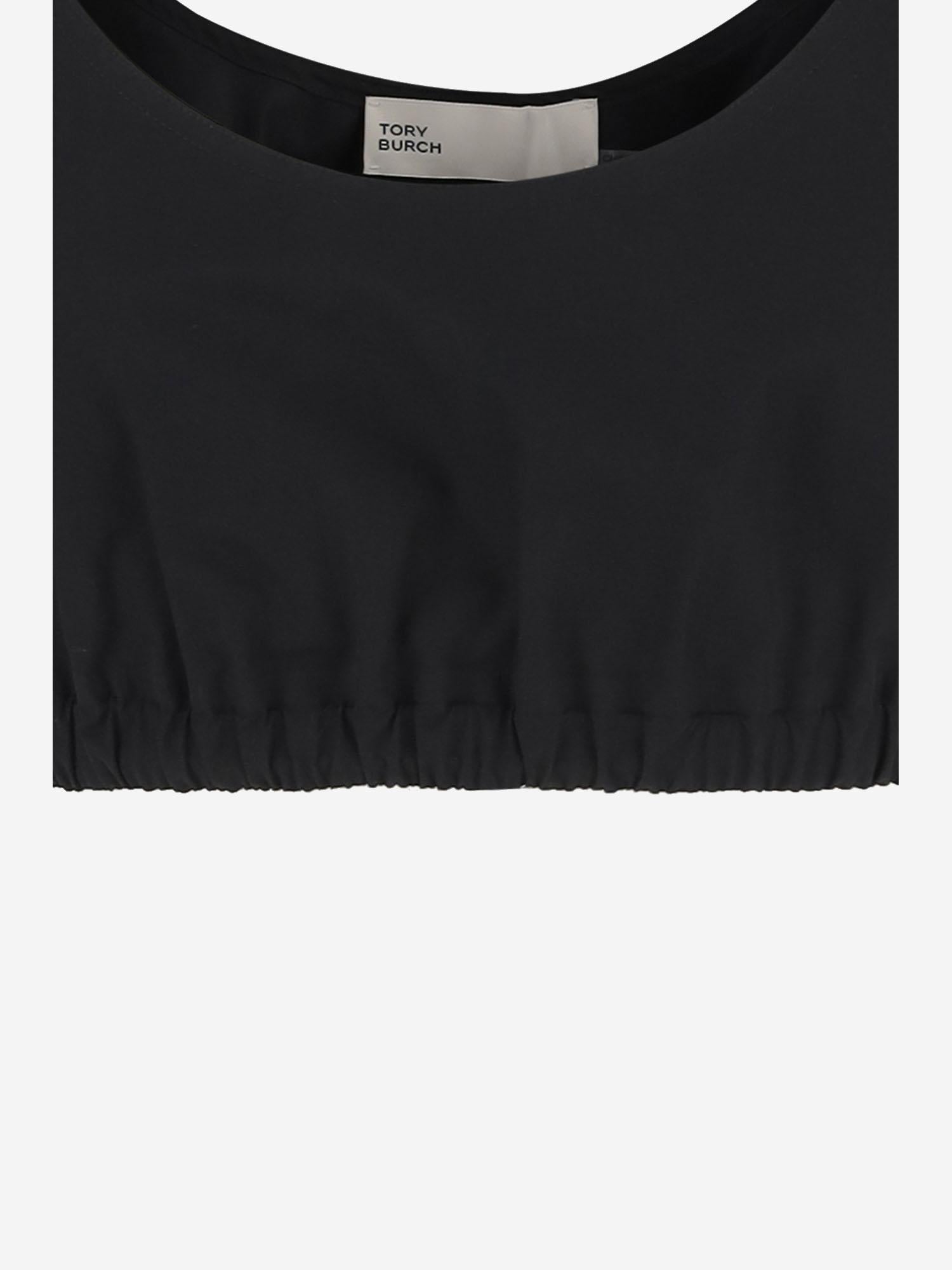 CANOTTA CORTA IN COTONE 168035 001 TORY BURCH