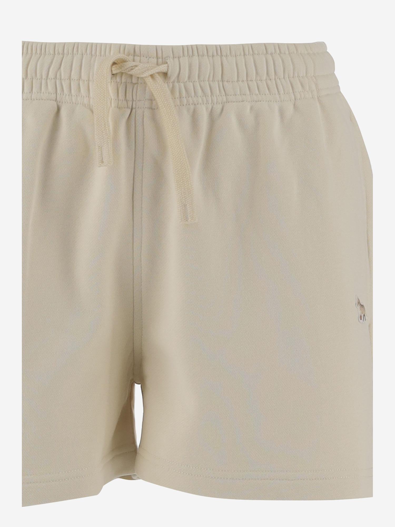 PANTALONI CORTI DA JOGGING CON LOGO MW01113KM0325 0134 MAISON KITSUNE