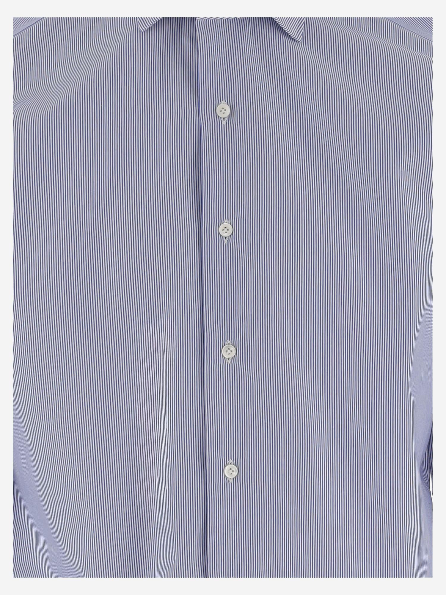 CAMICIA IN COTONE CON MOTIVO A RIGHE BP12G7T W015607 GHERARDI
