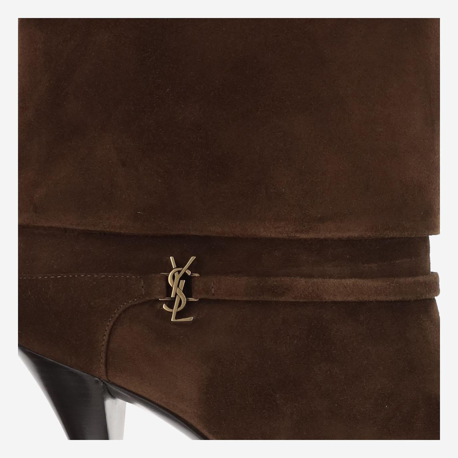 STIVALETTI NIKI IN SUEDE 801393 0LI002701 SAINT LAURENT