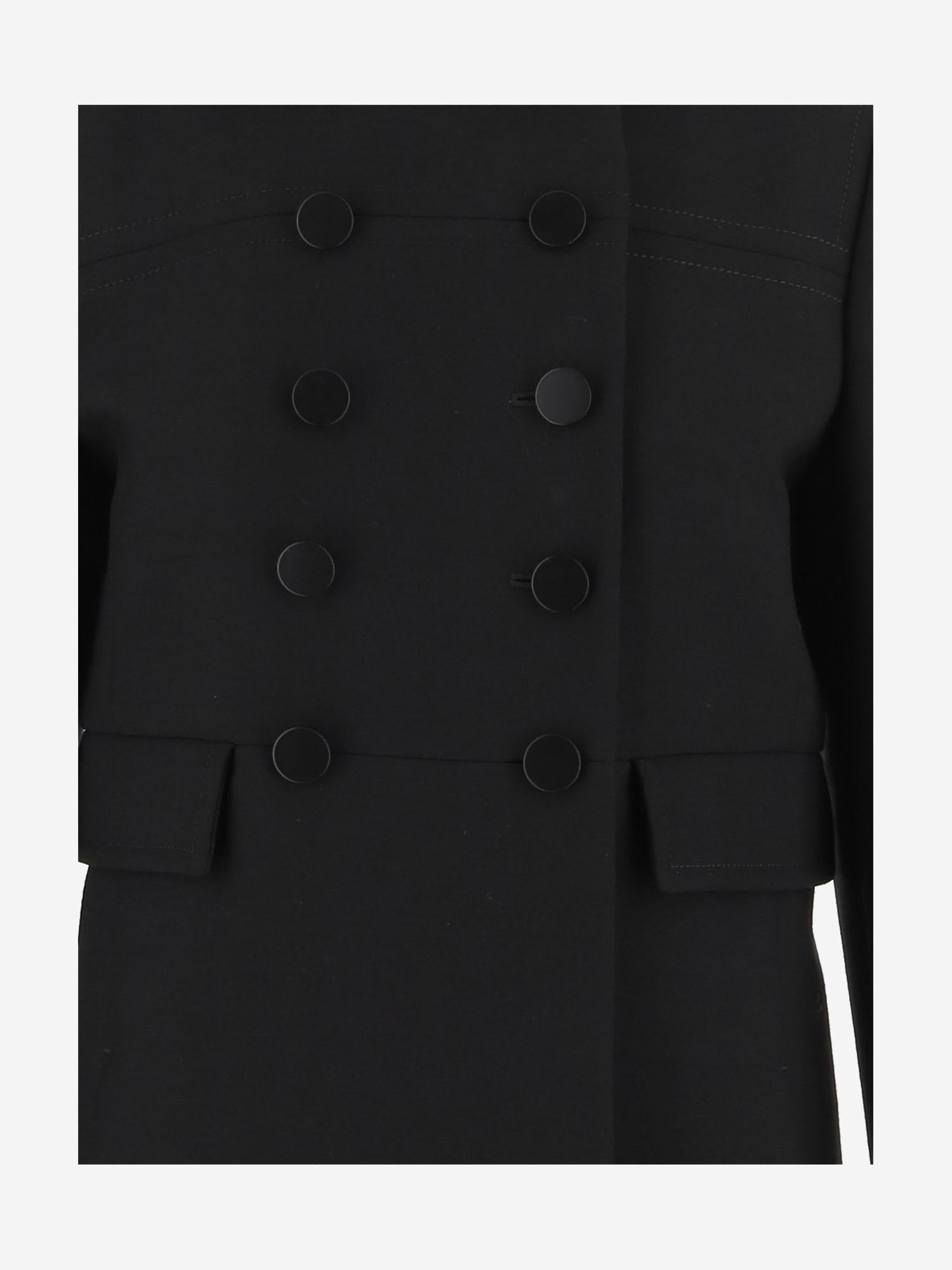 CAPPOTTO LUNGO IN LANA 823841 Z7ASS1000 GUCCI