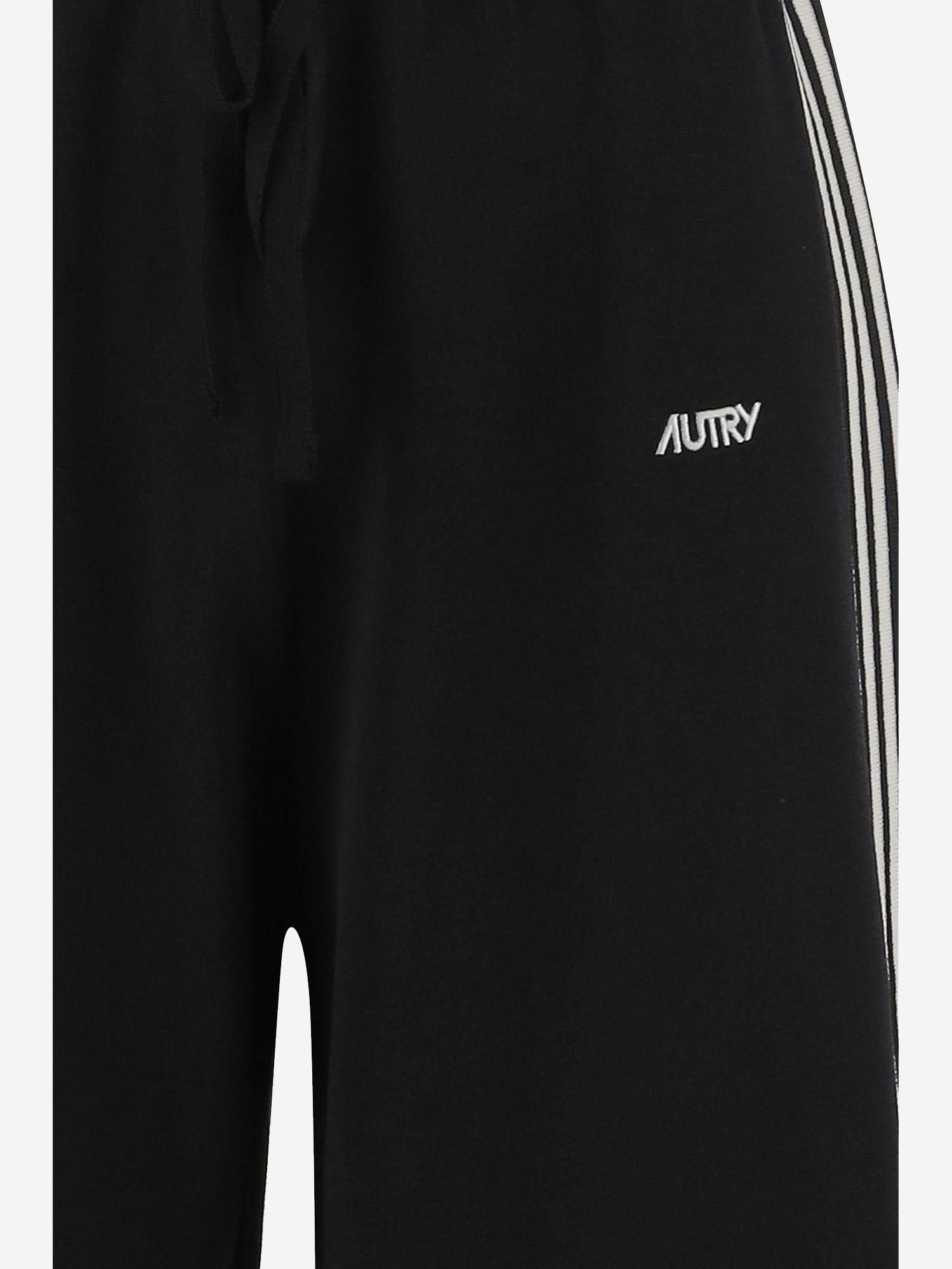 PANTALONI CORTI IN MISTO VISCOSA CON LOGO SHPWC3KK KNITBLACK AUTRY