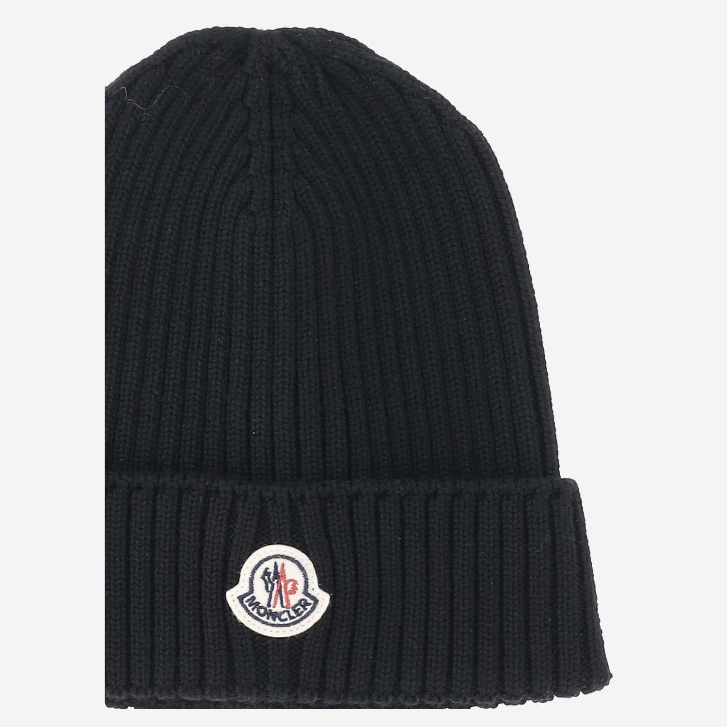 BERRETO IN LANA CON LOGO 3B00012M1131 999 MONCLER ENFANTS