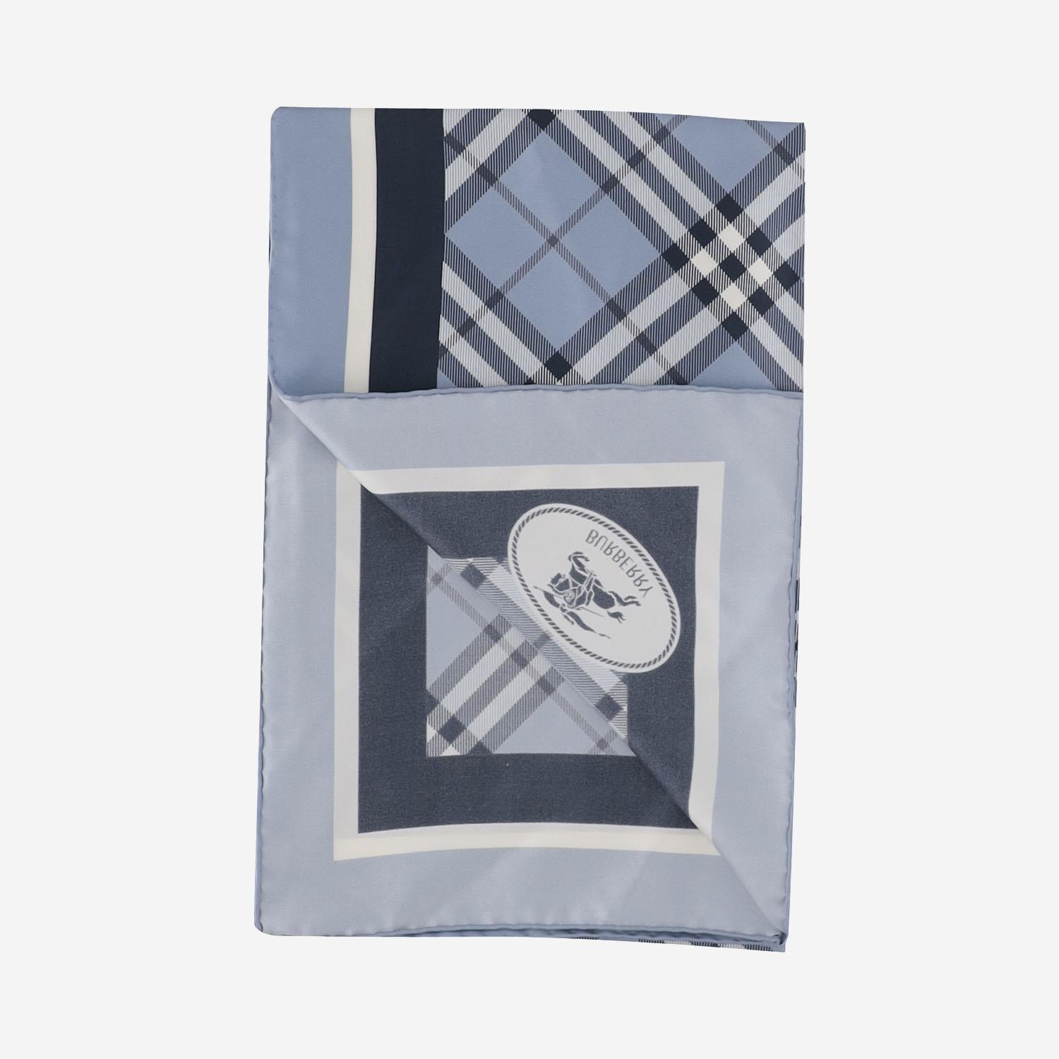 FOULARD IN SETA CHECK 8113046 BANK IP CHECK BURBERRY