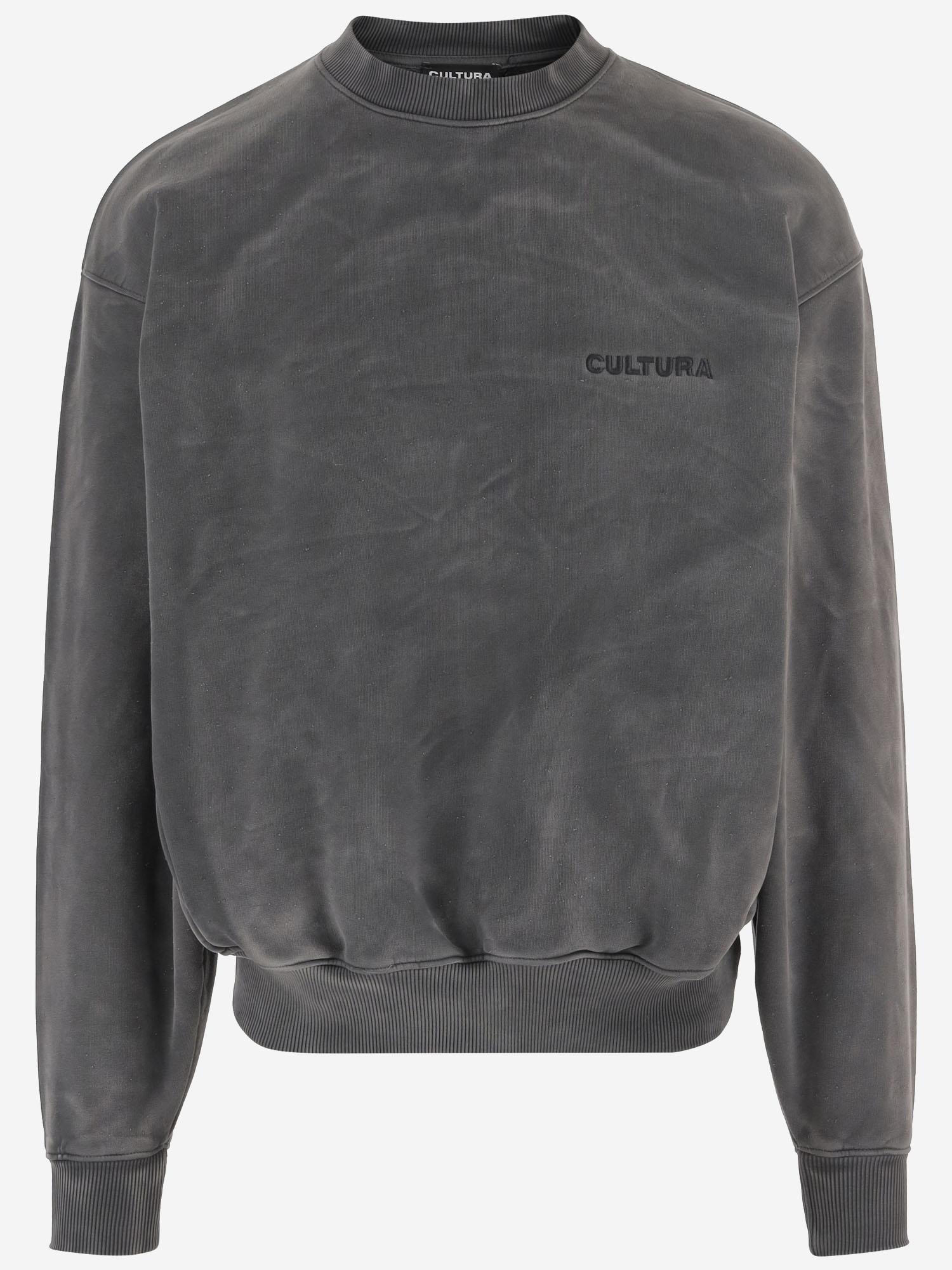 FELPA IN COTONE CON LOGO J002 CULTURA