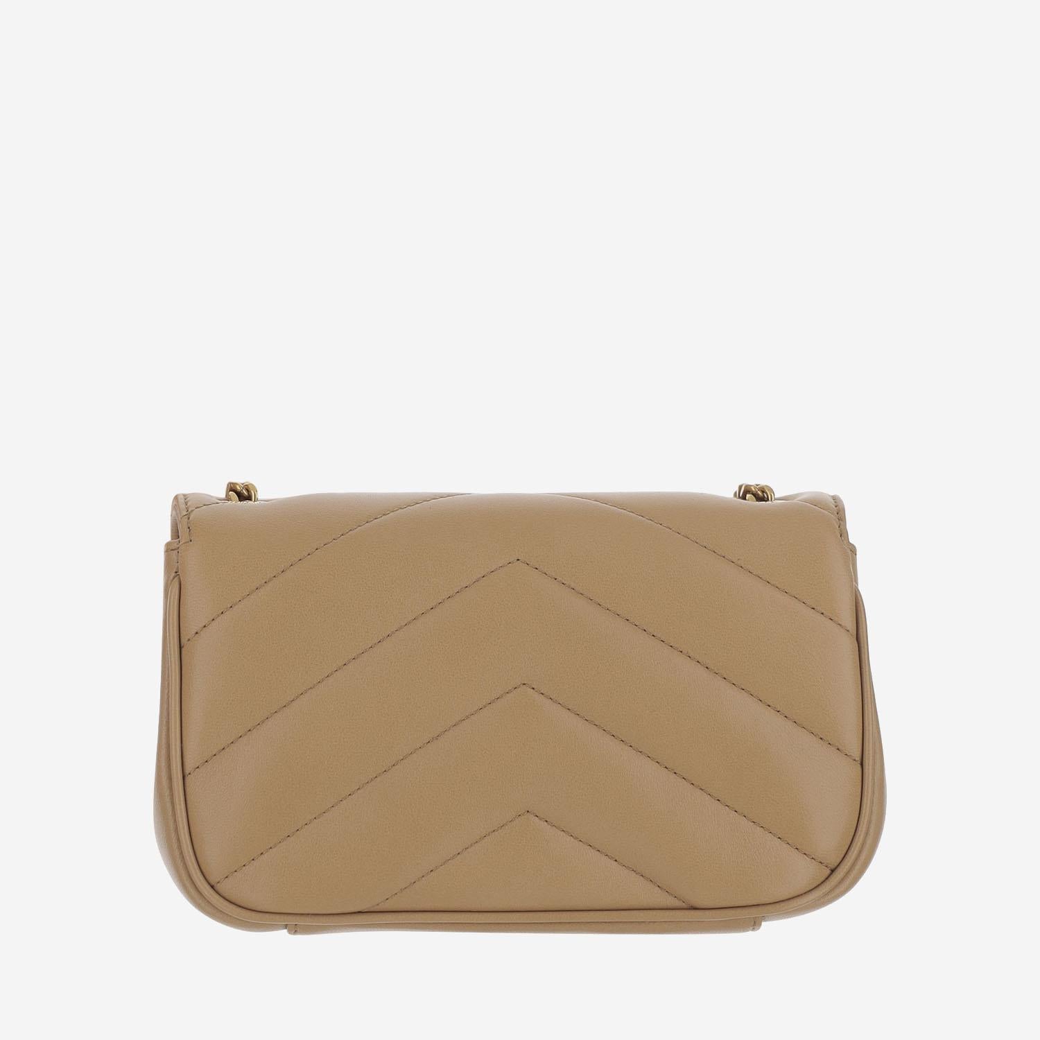 Borsa loulou mini in pelle 821749 AAEAX2357 SAINT LAURENT