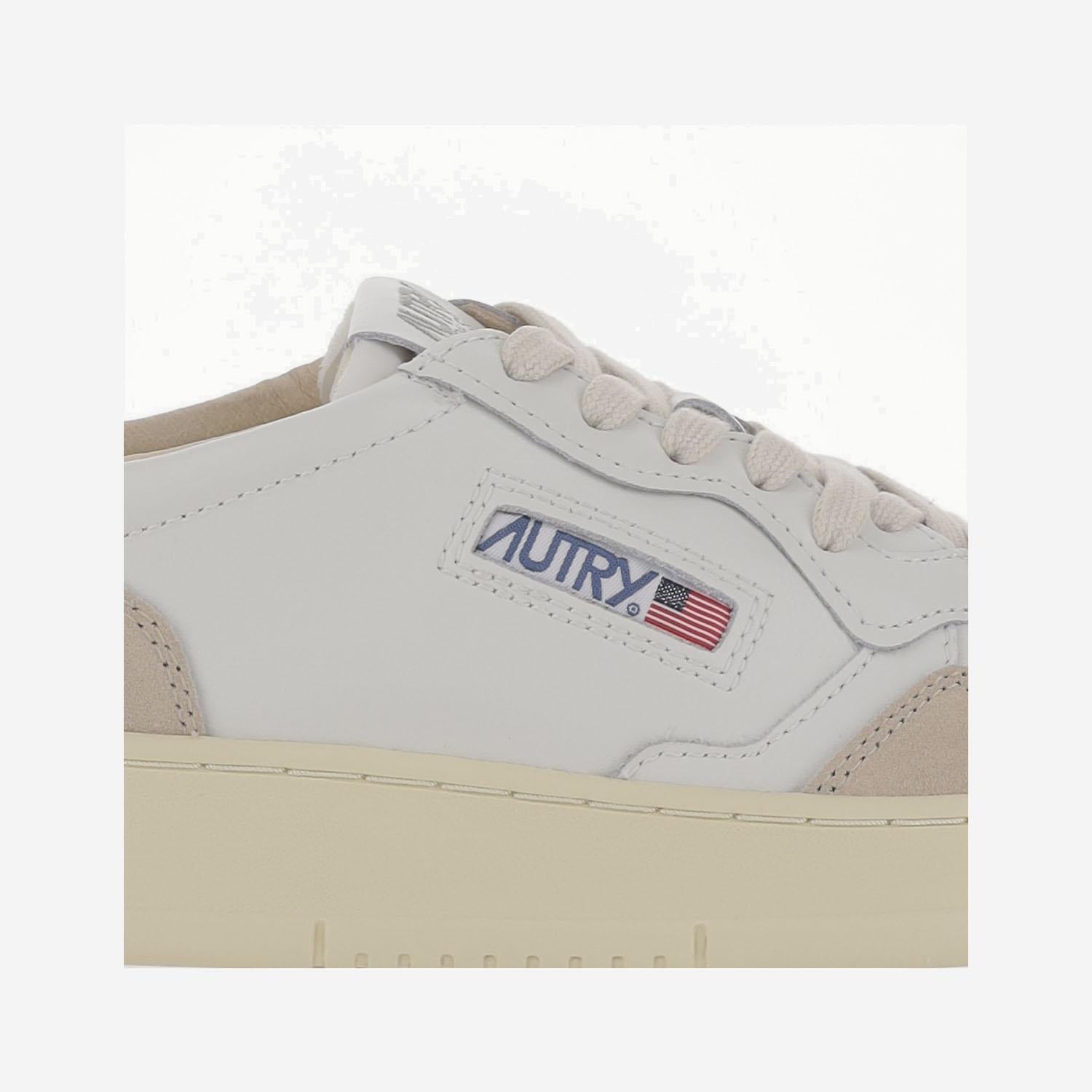 SNEAKERS LOW MEDALIST AULMLS01 WHTMOREL AUTRY
