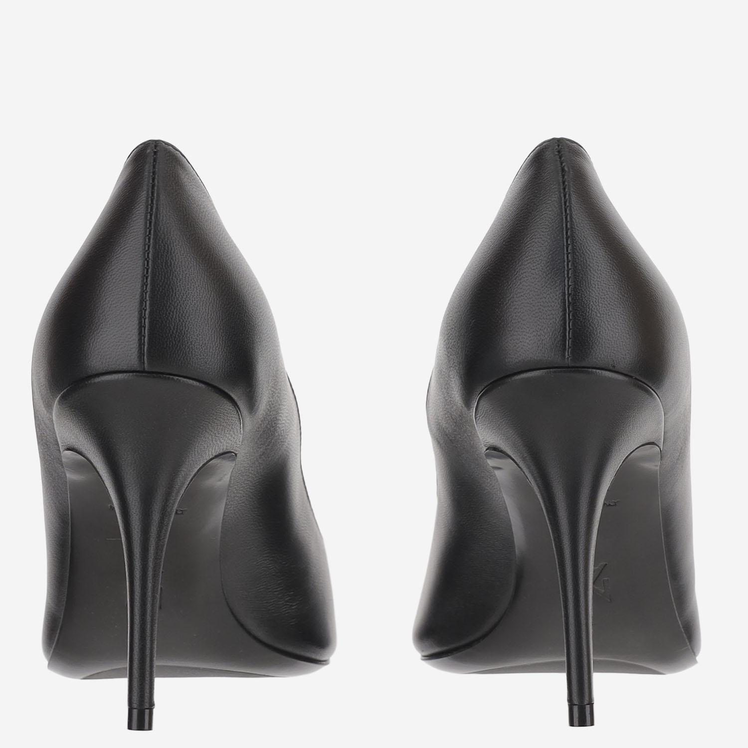 Décolleté Barbara Pump in nappa BARBARAPUMP BLACK AMINA MUADDI