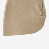 SCIALLE IN MISTO ALPACA CON SPALLA ANNODATA AW25A2574Y306 HUSK LAUREN MANOOGIAN