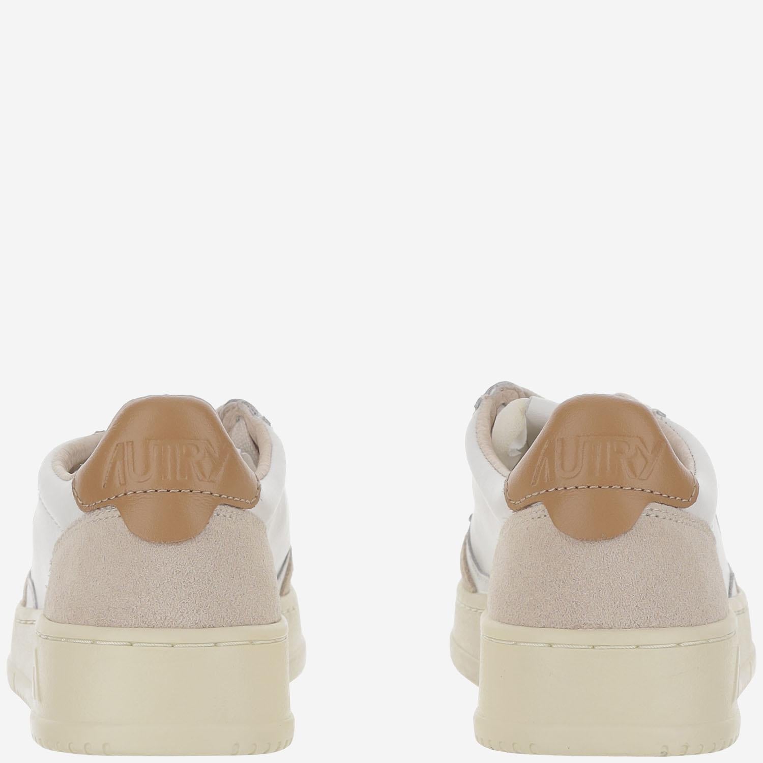 SNEAKERS LOW MEDALIST IN PELLE AULMLS02 WHTBRNSUG AUTRY